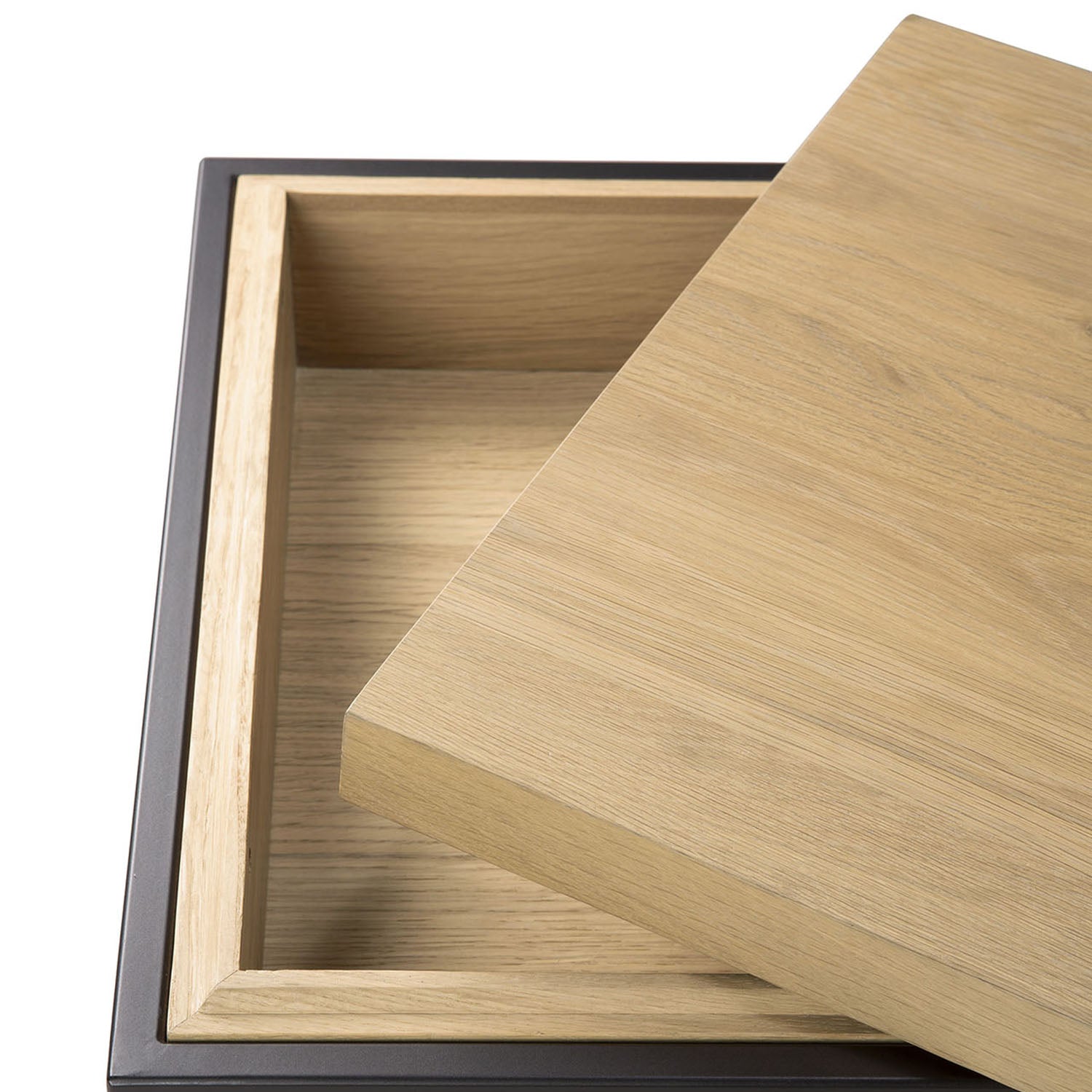 Ethnicraft Monolit Side Table Paynes Gray