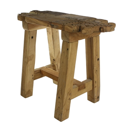 Portico Salvaged Wood Stool