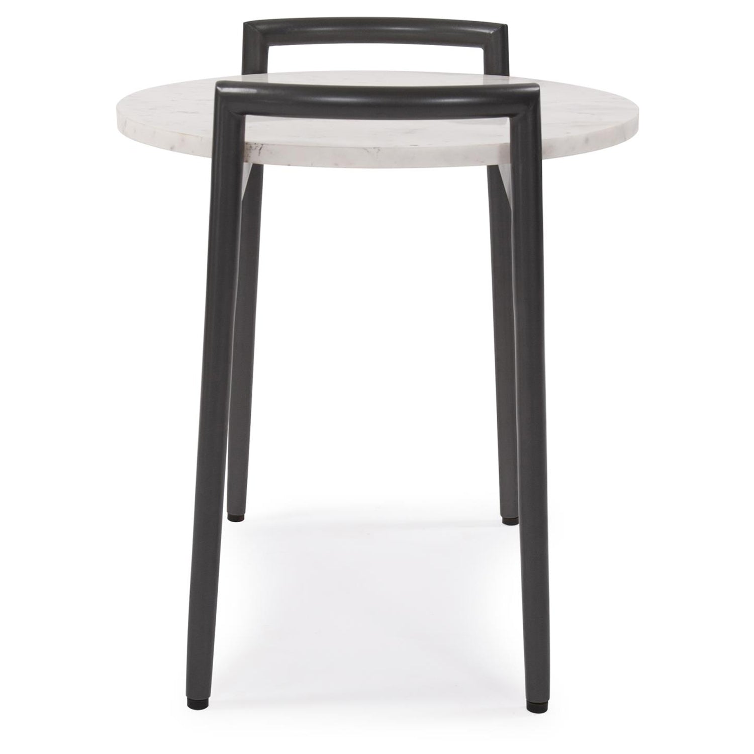 Round Marble Top Side Table