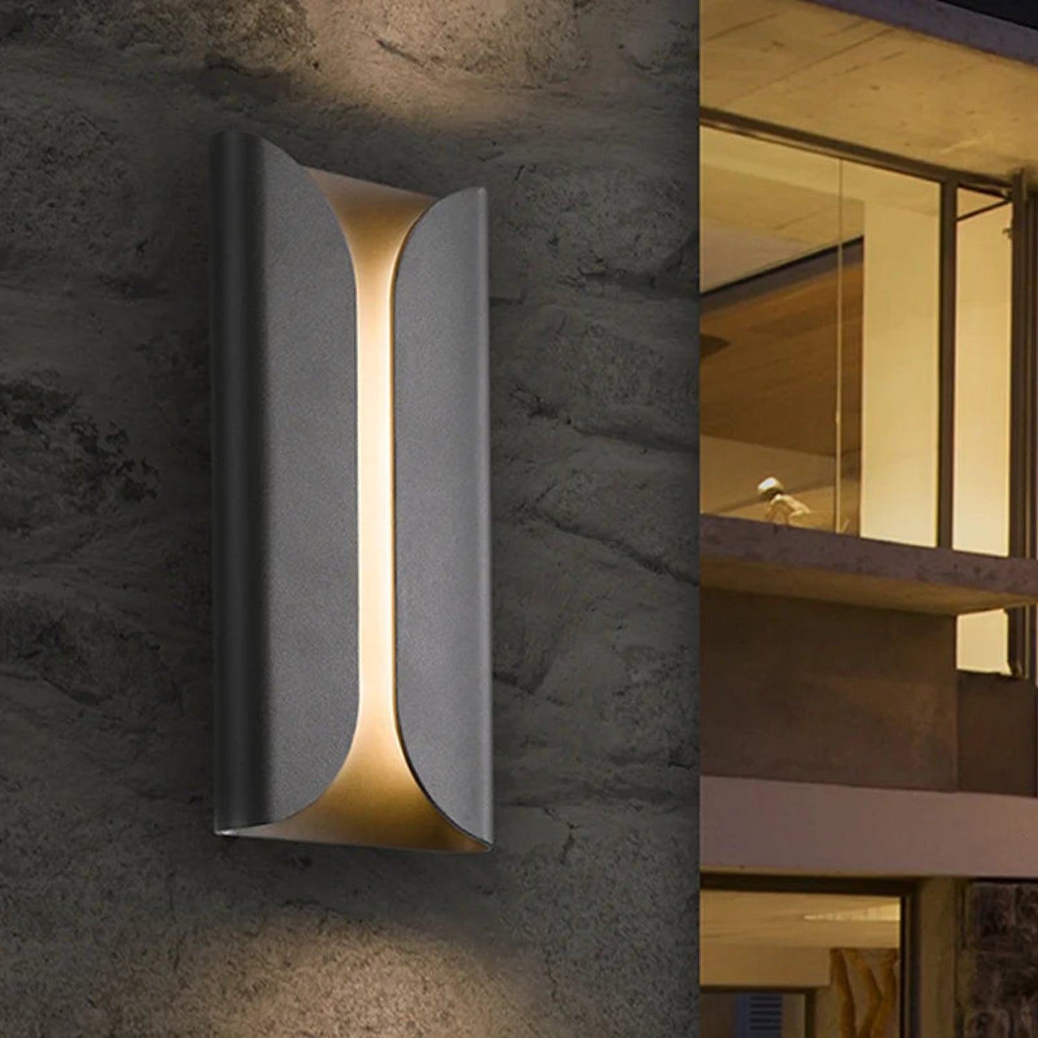 Sonneman Folds Textured Gray 2711.74-WL Wall Sconce