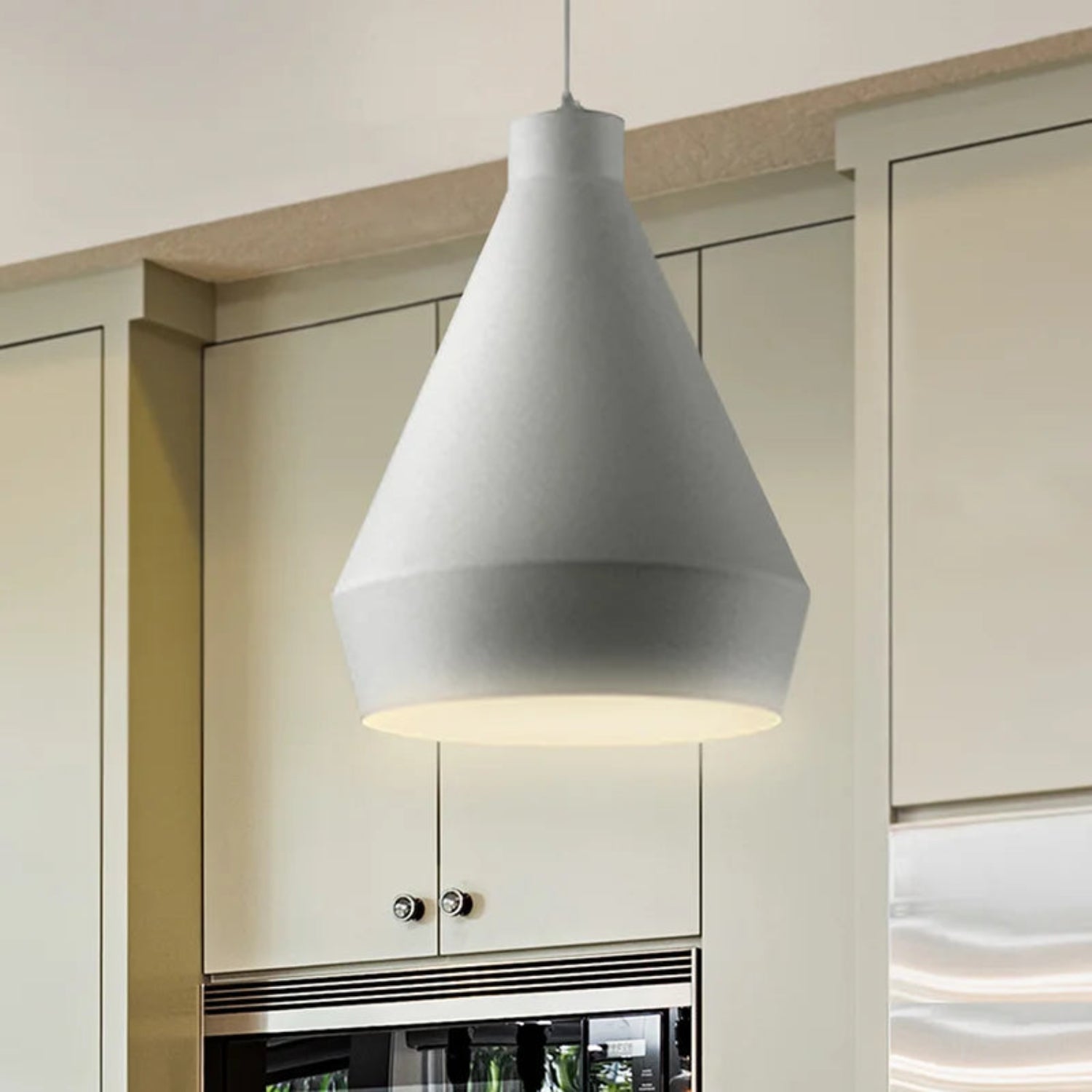 Sonneman Koma Satin White 2750.03-G Pendant