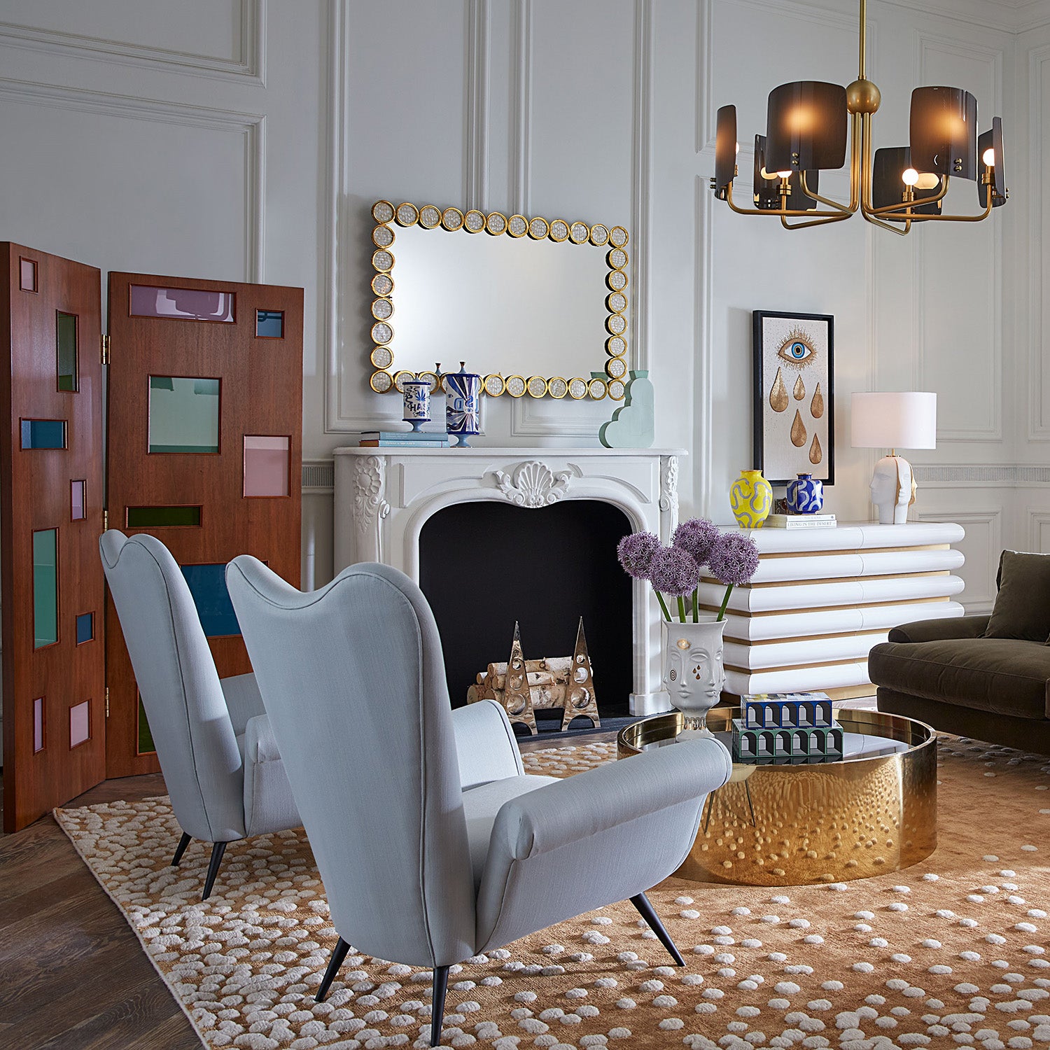 Jonathan Adler Rings Mirror