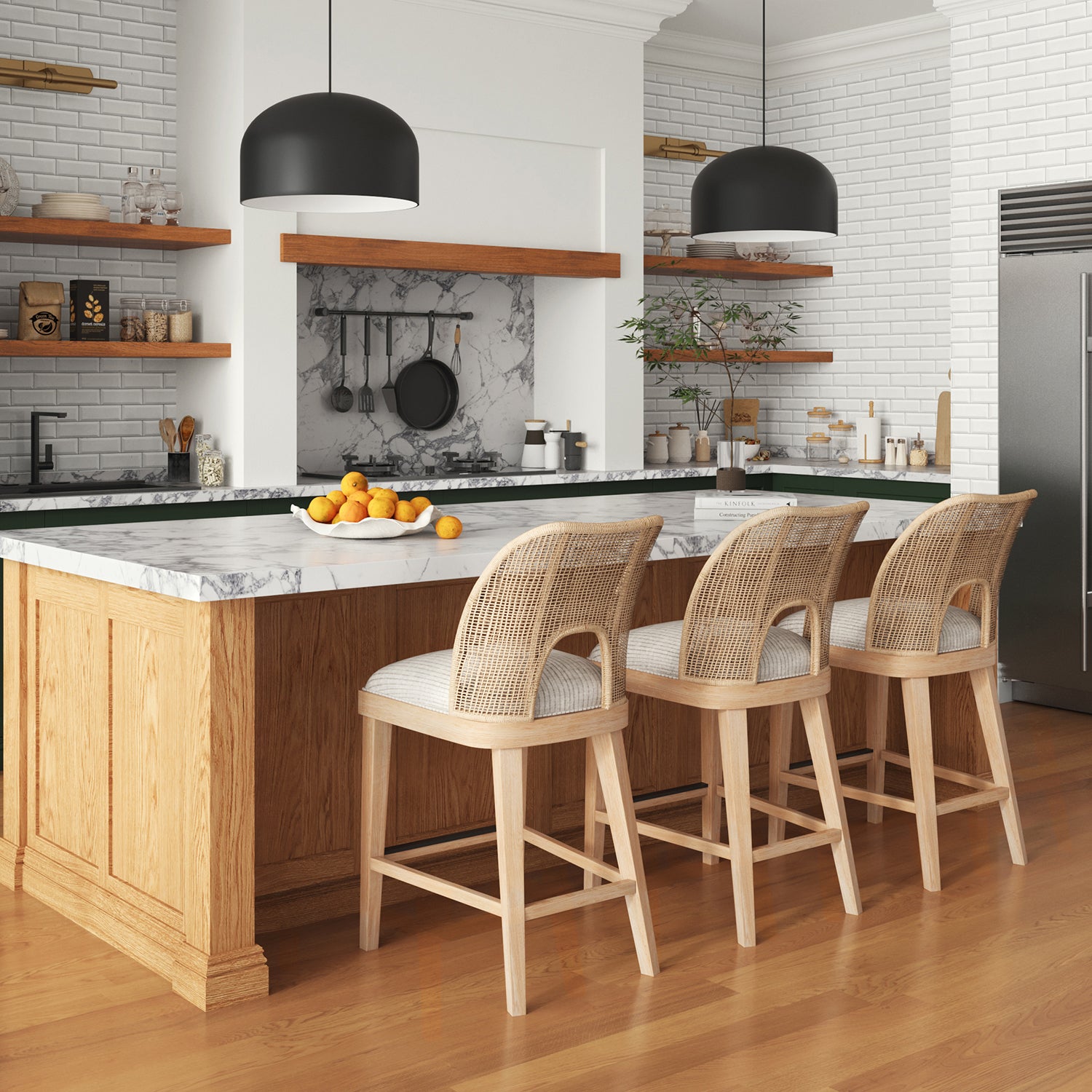 A.R.T. Furniture Frame Counter Stool Set of 2