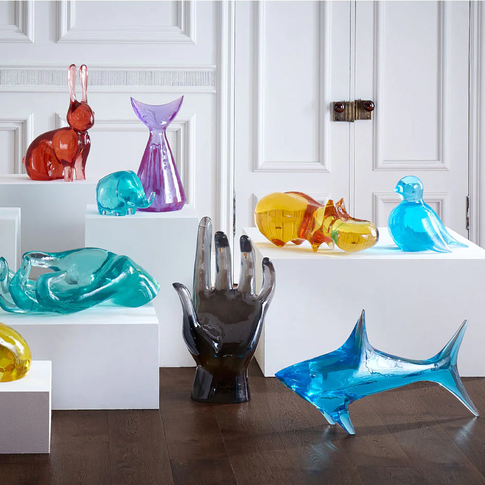 Jonathan Adler Acrylic Shark Objet