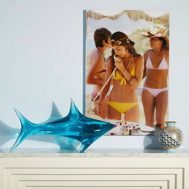 Jonathan Adler Acrylic Shark Objet