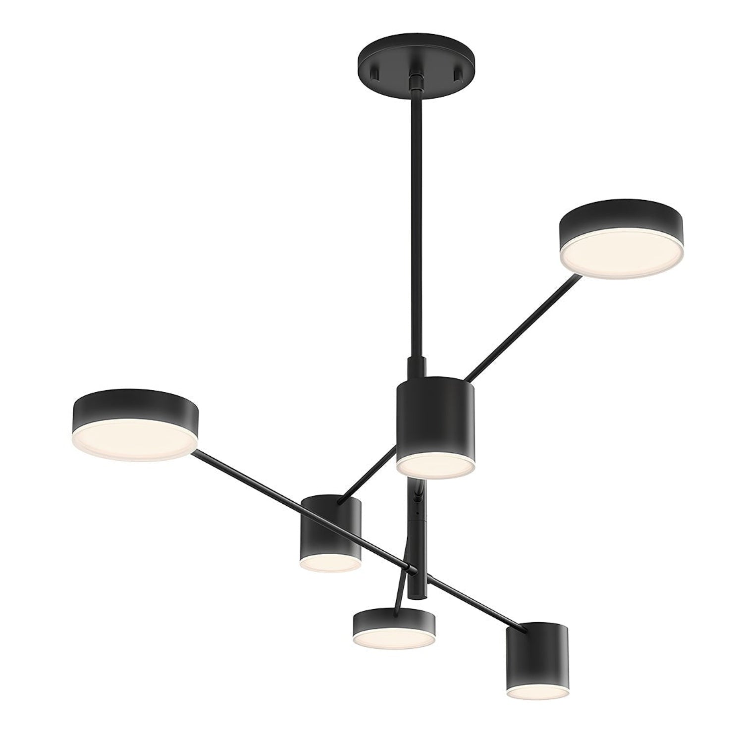 Sonneman Counterpoint Satin Black 2883.25 Pendant