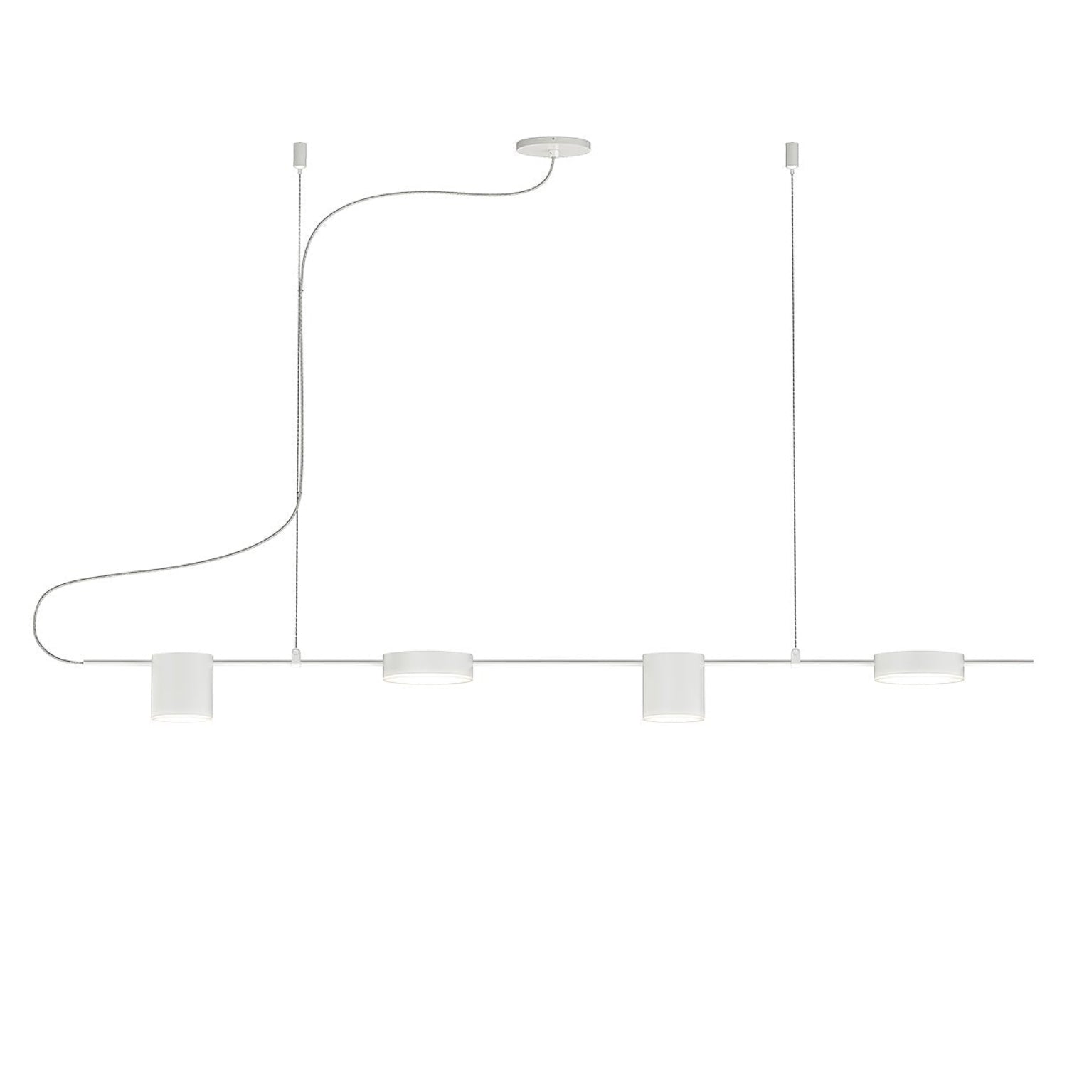 Sonneman Counterpoint Satin White 2884.03 Pendant