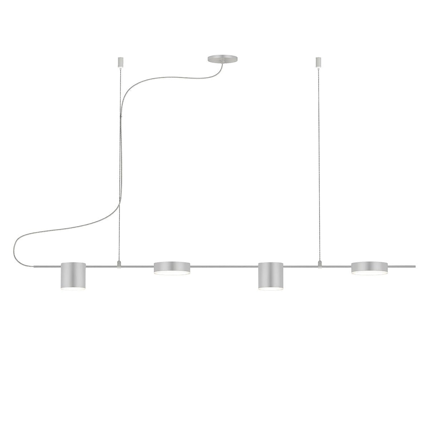 Sonneman Counterpoint Bright Satin Aluminum 2884.16 Pendant