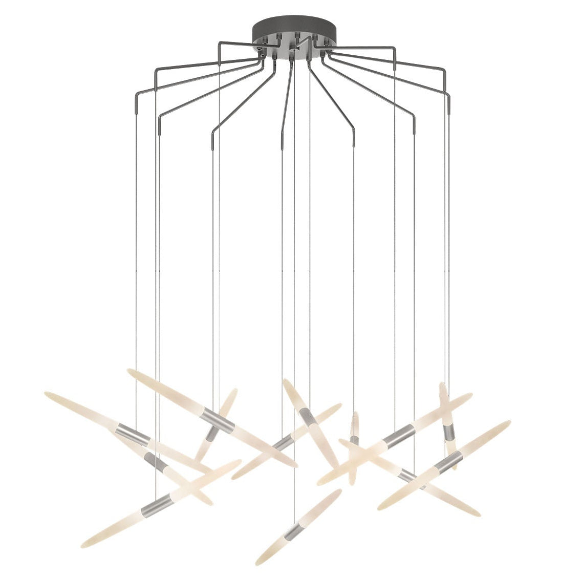 Sonneman Ballet Bright Satin Aluminum 2896.16 Pendant