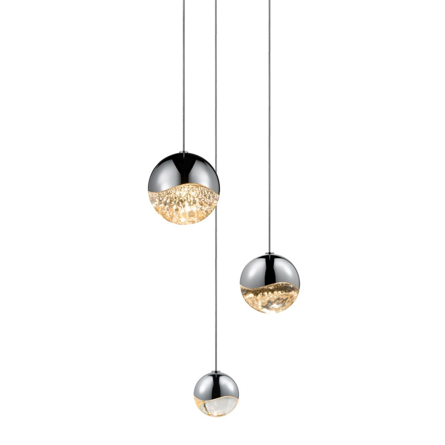 Sonneman Grapes Polished Chrome 2914.01-AST Pendant