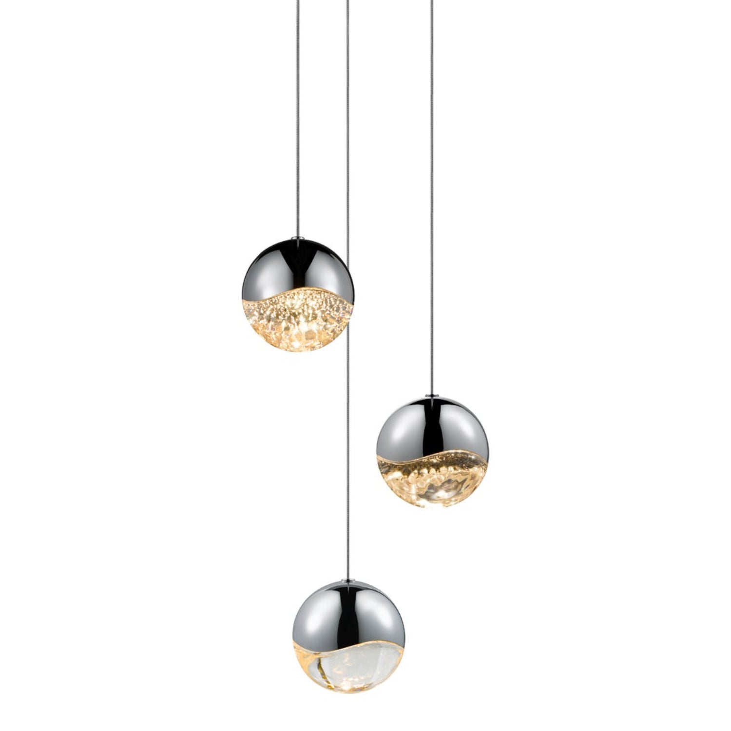 Sonneman Grapes Polished Chrome 2914.01-LRG Pendant