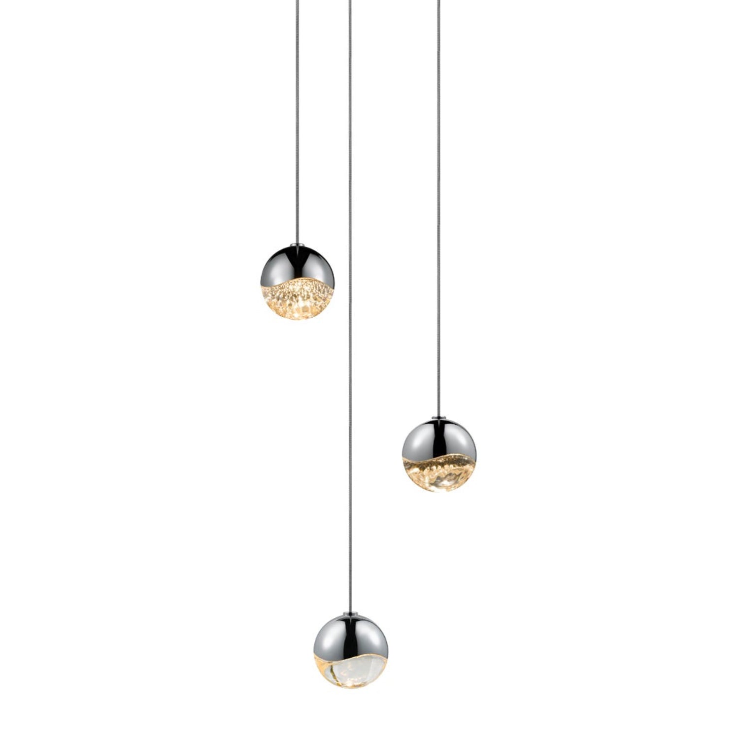 Sonneman Grapes Polished Chrome 2914.01-SML Pendant