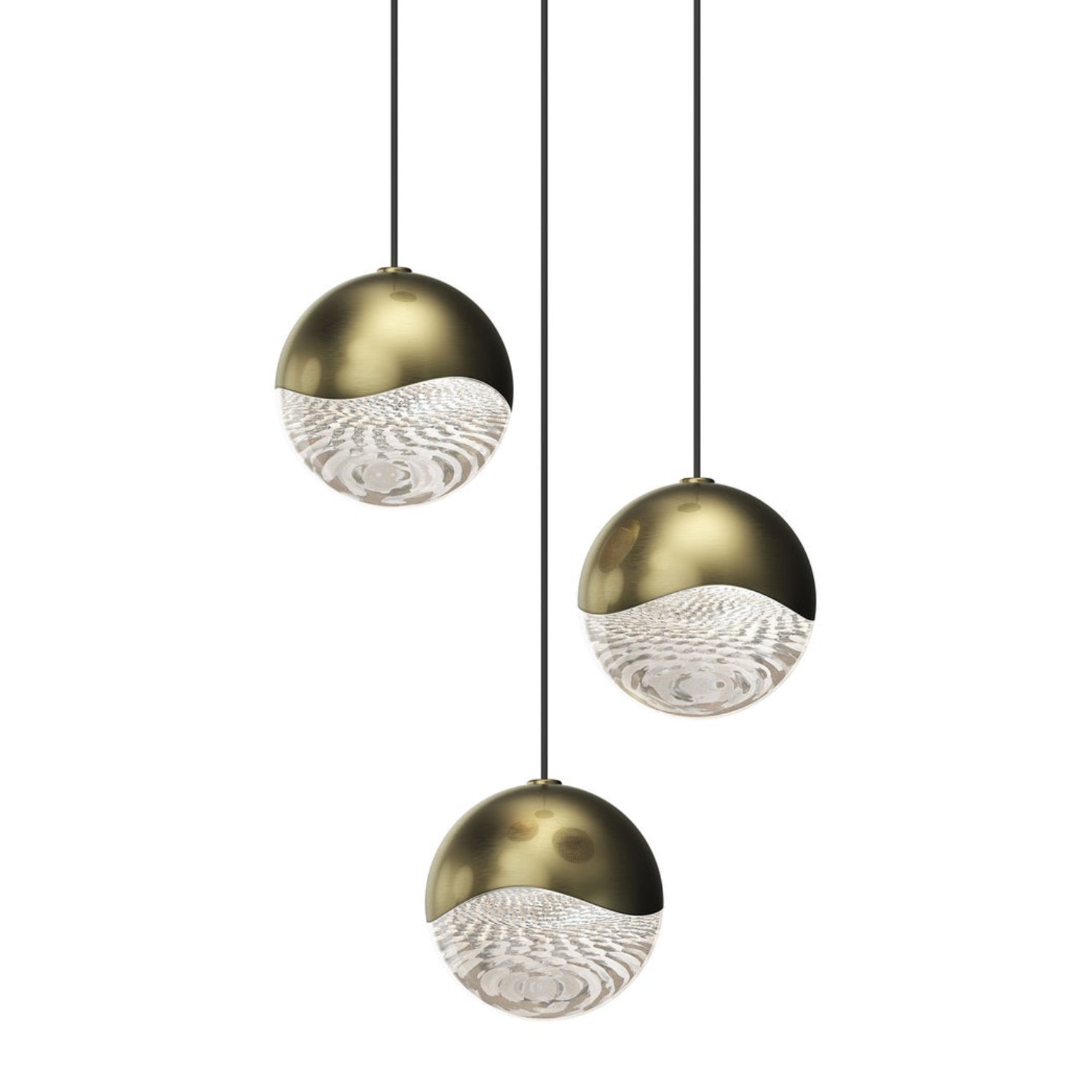 Sonneman Grapes Brass 2914.14-MED Pendant