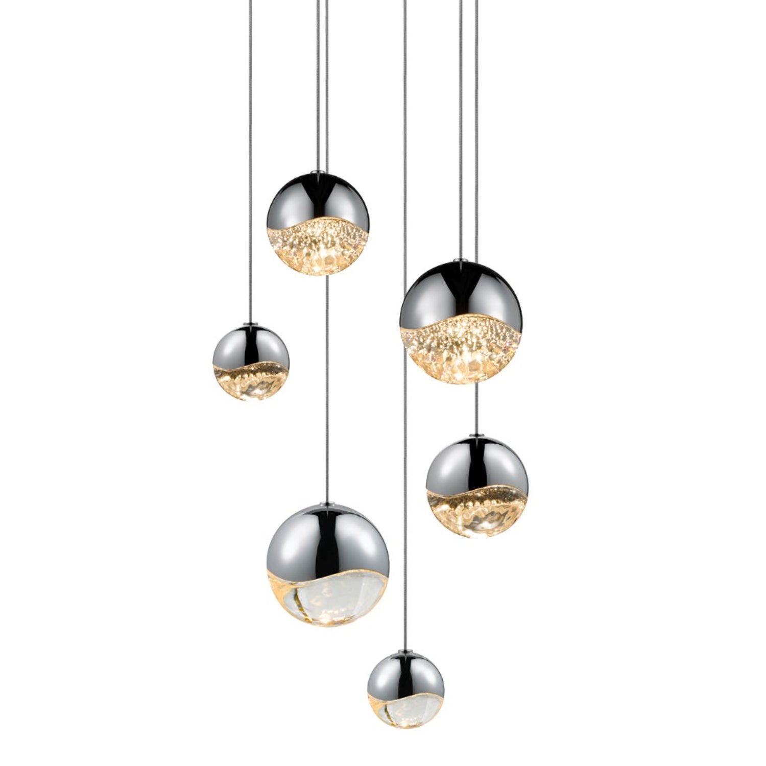 Sonneman Grapes Polished Chrome 2915.01-AST Pendant