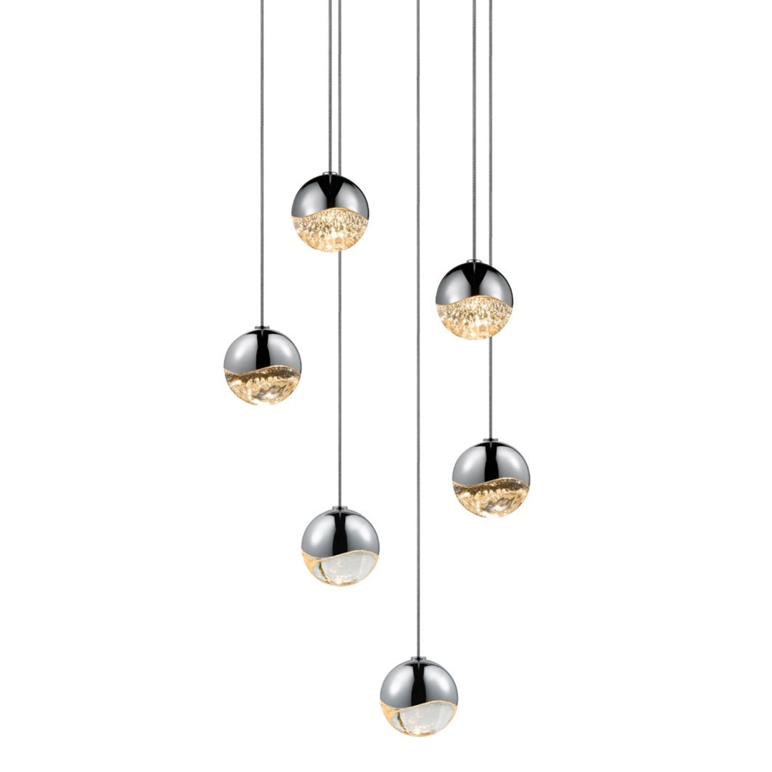 Sonneman Grapes Polished Chrome 2915.01-SML Pendant