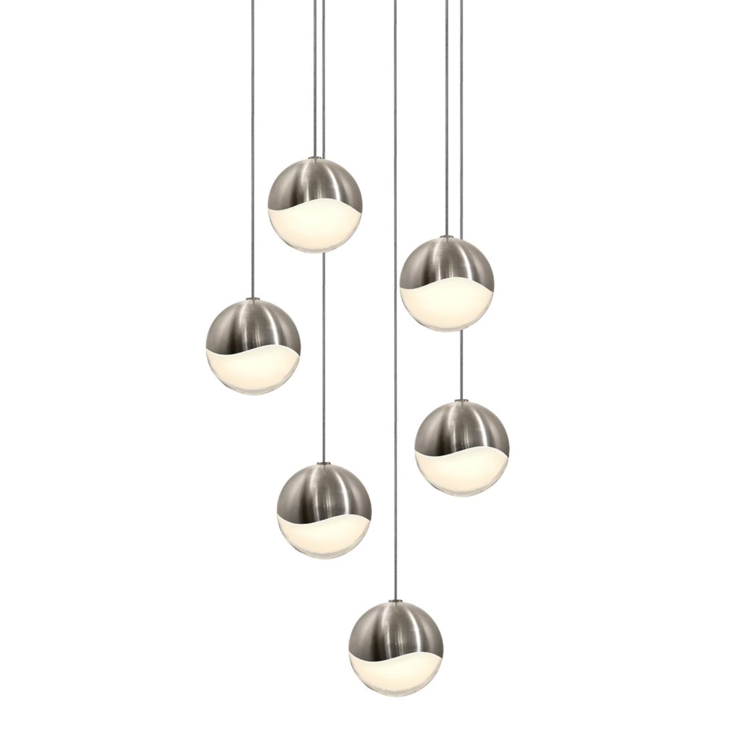 Sonneman Grapes Satin Nickel 2915.13-MED Pendant