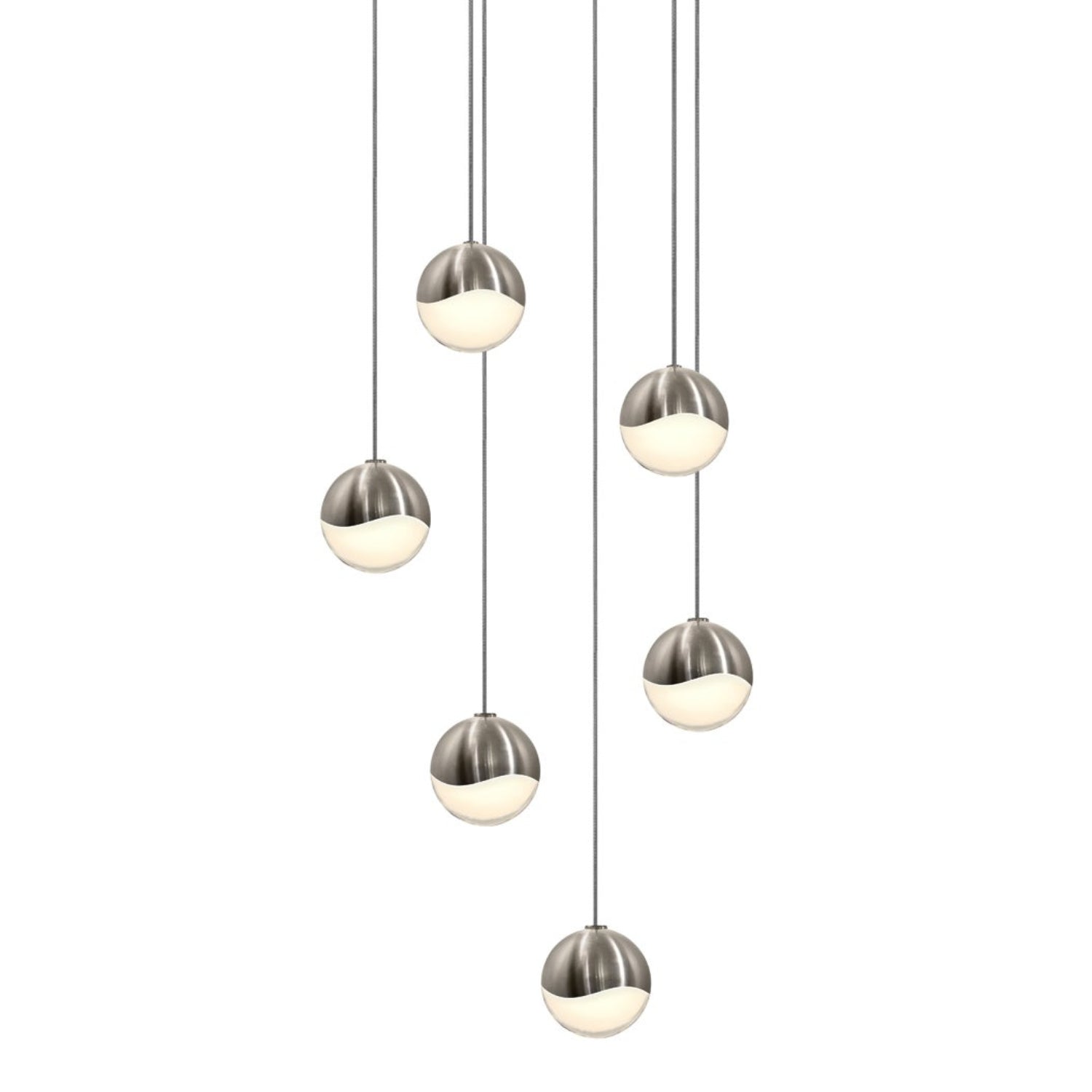Sonneman Grapes Satin Nickel 2915.13-SML Pendant