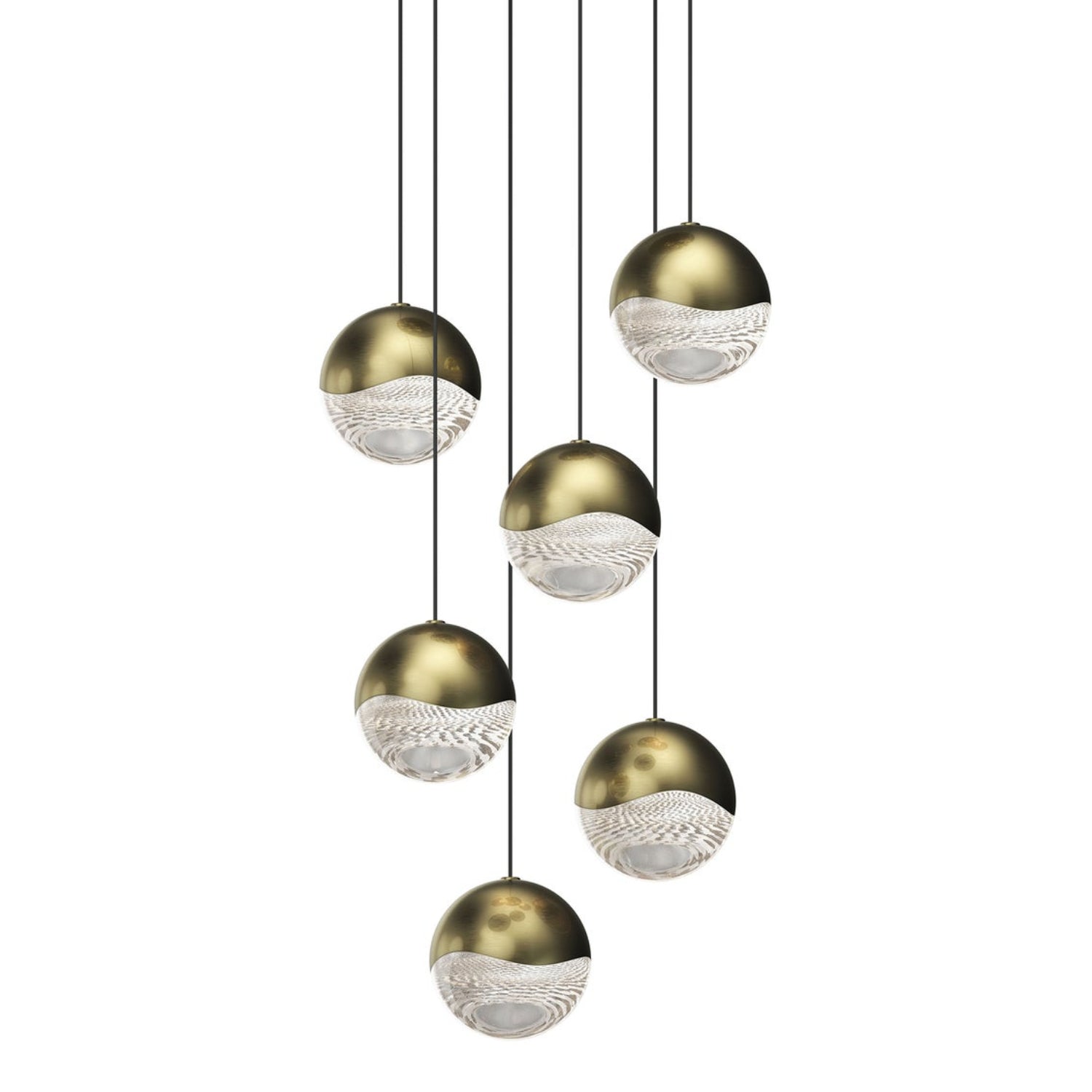 Sonneman Grapes Brass 2915.14-LRG Pendant