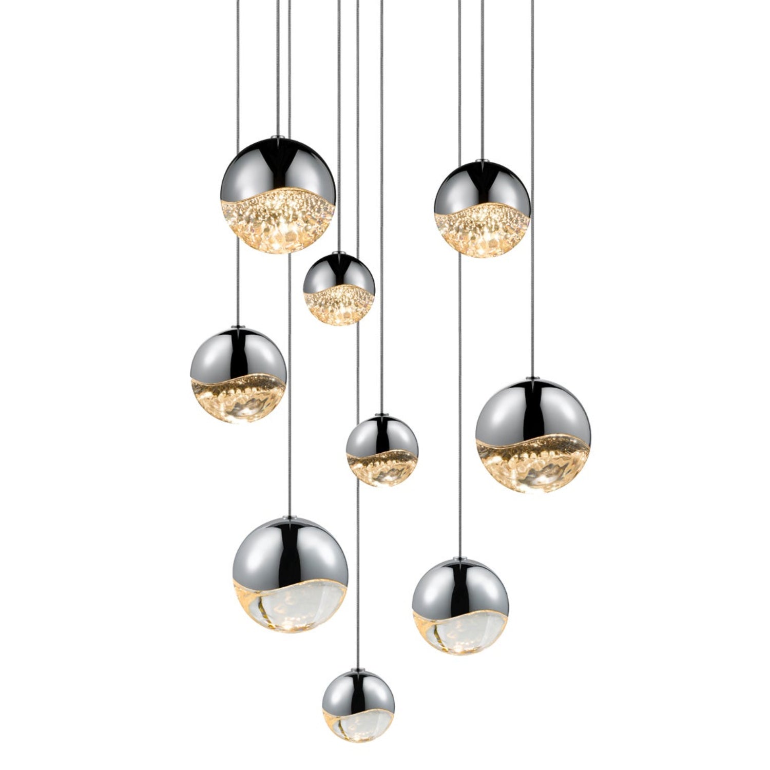 Sonneman Grapes Polished Chrome 2916.01-AST Pendant