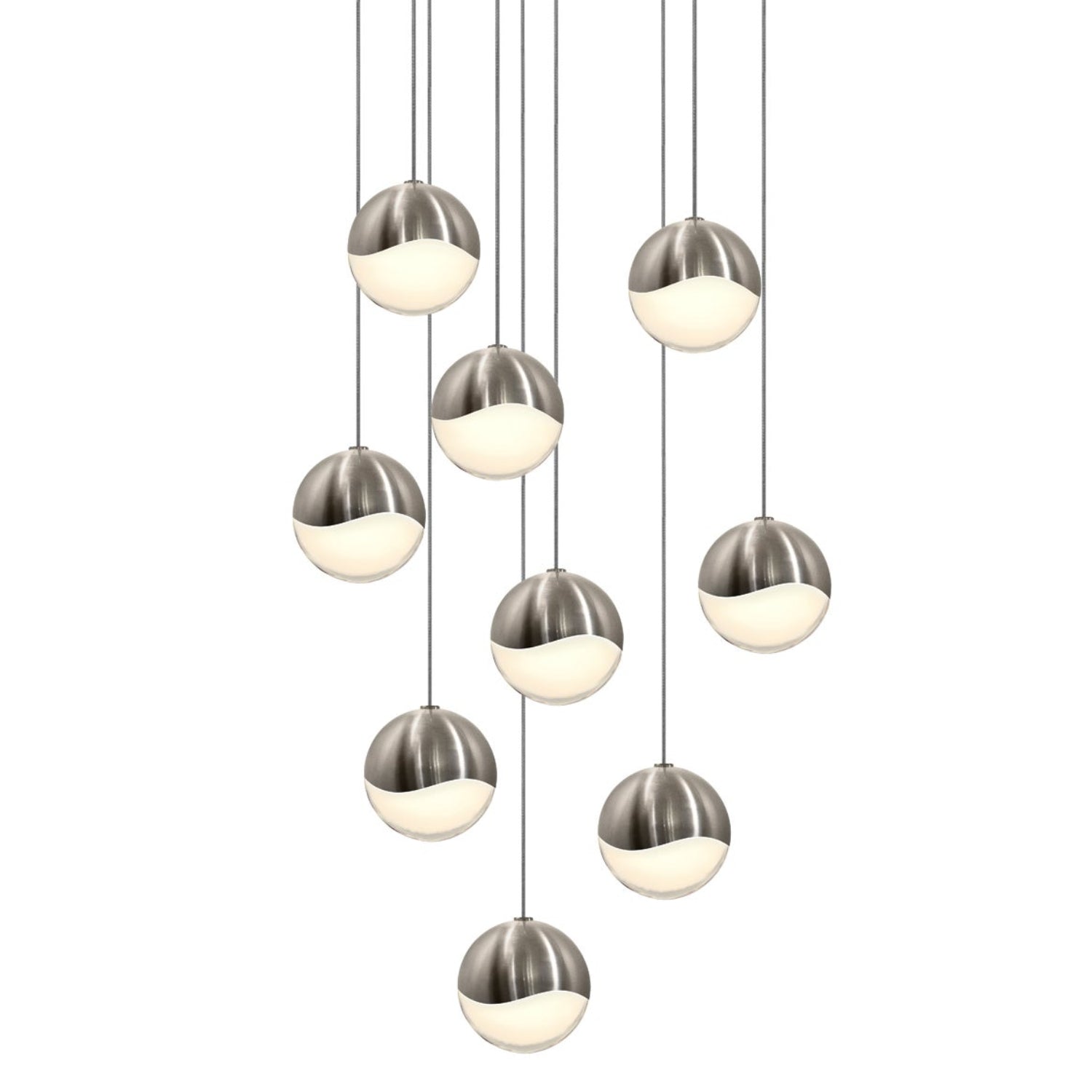 Sonneman Grapes Satin Nickel 2916.13-MED Pendant