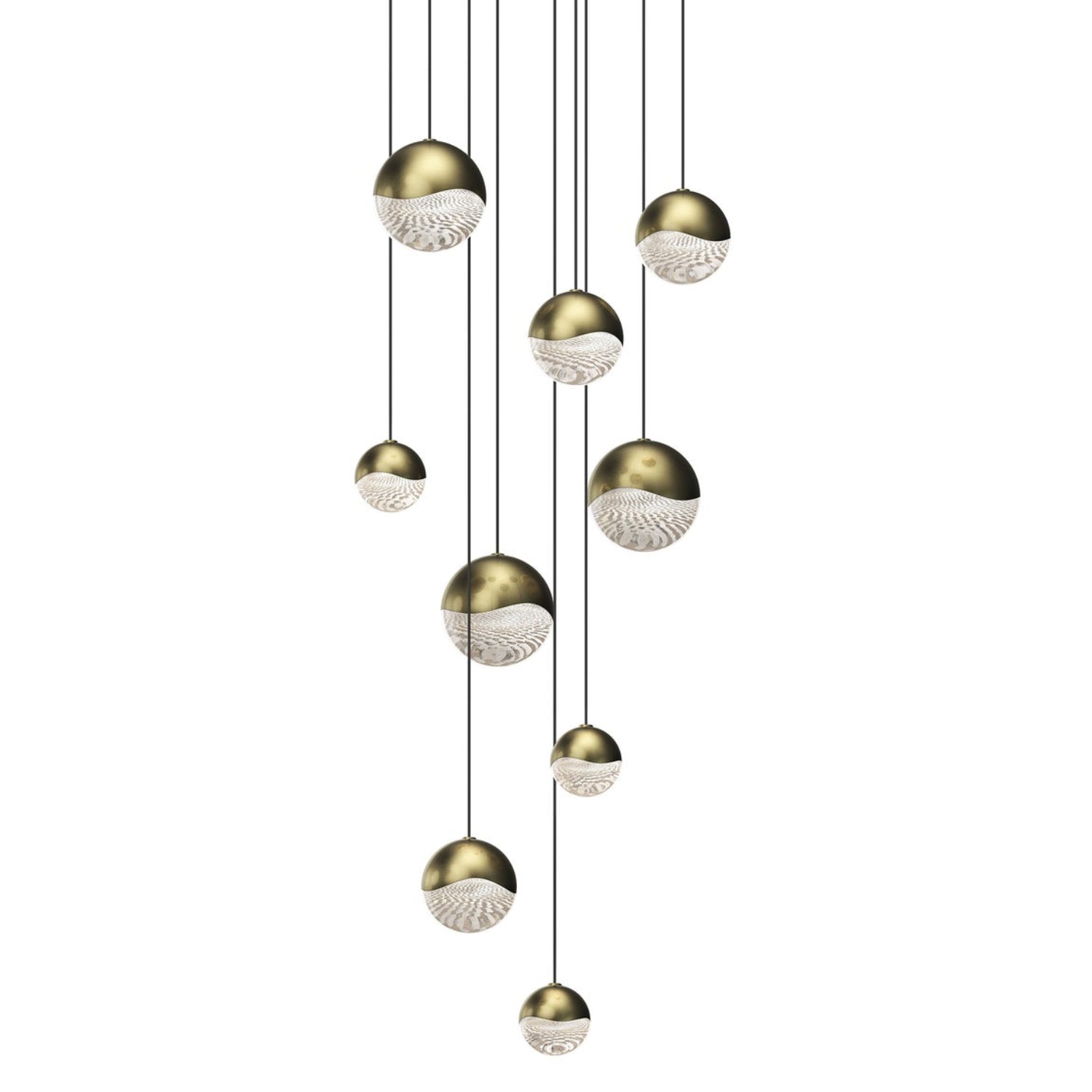 Sonneman Grapes Brass 2916.14-AST Pendant
