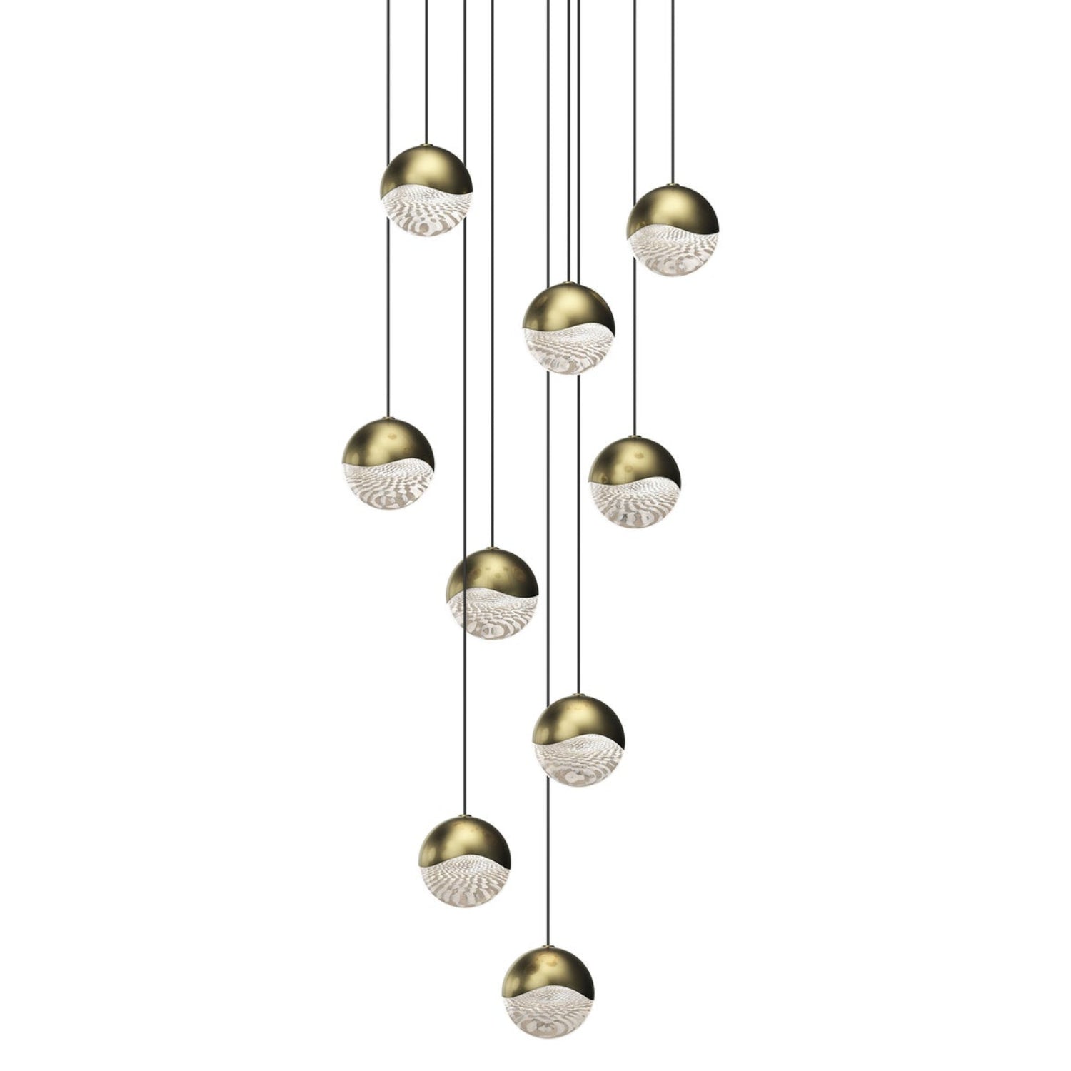 Sonneman Grapes Brass 2916.14-MED Pendant