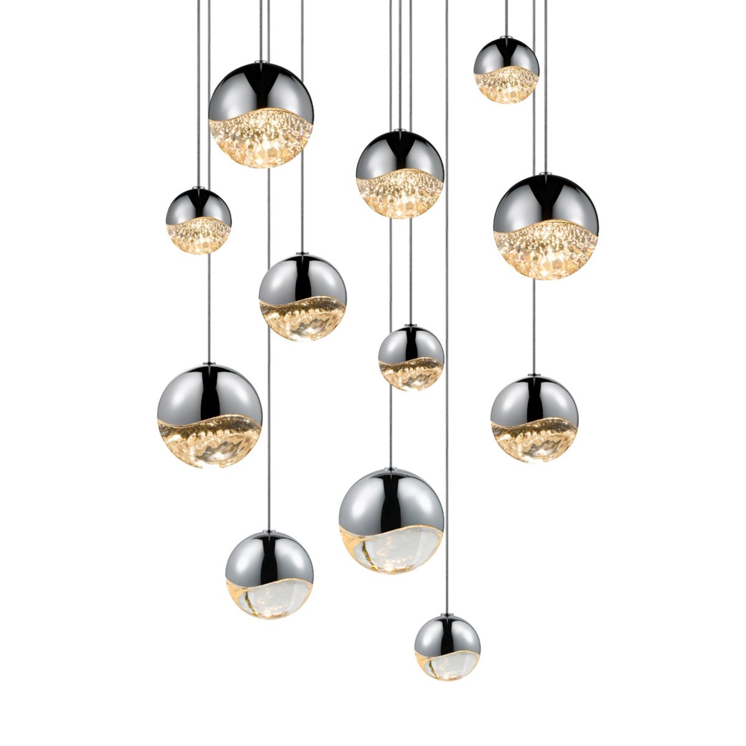 Sonneman Grapes Polished Chrome 2917.01-AST Pendant