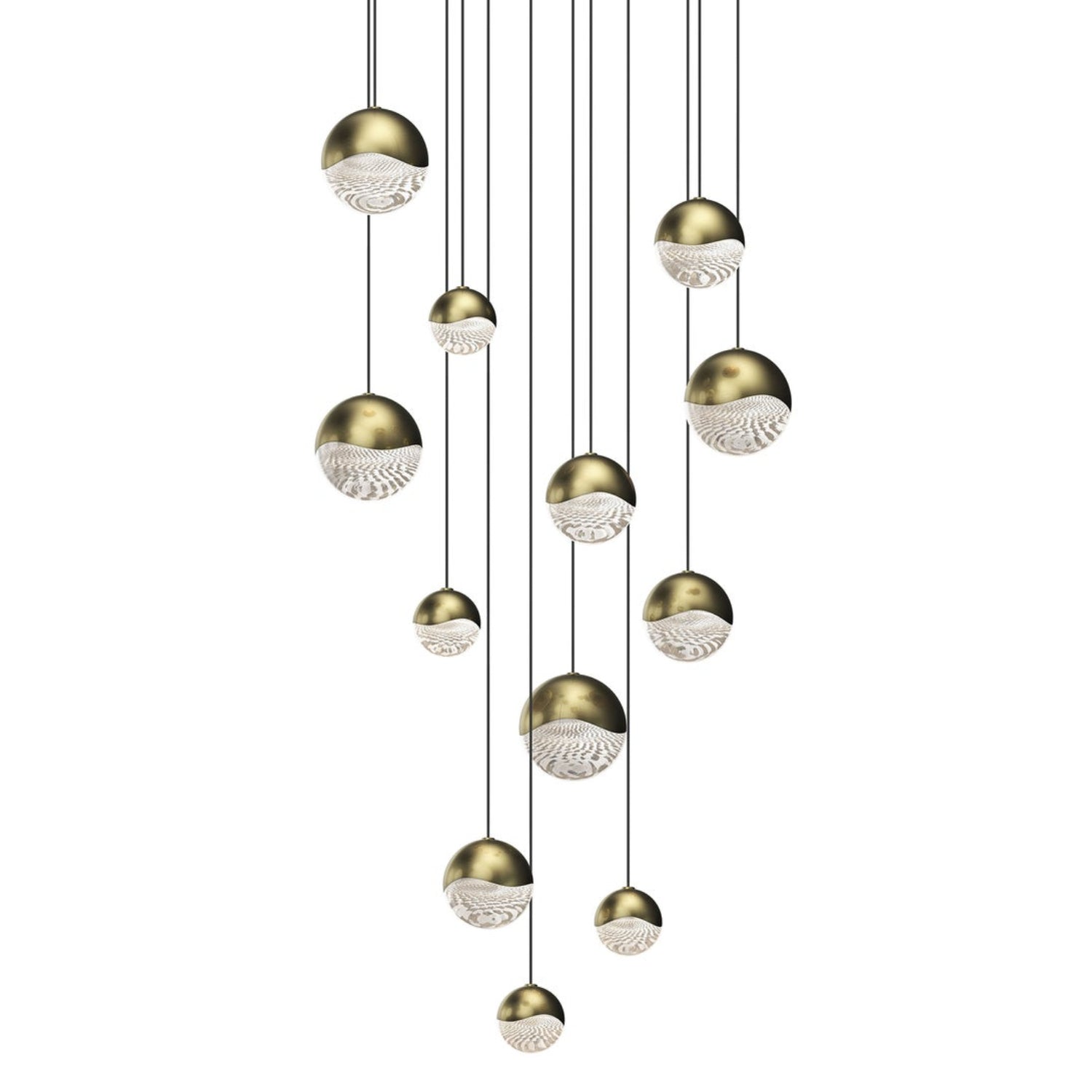 Sonneman Grapes Brass 2917.14-AST Pendant