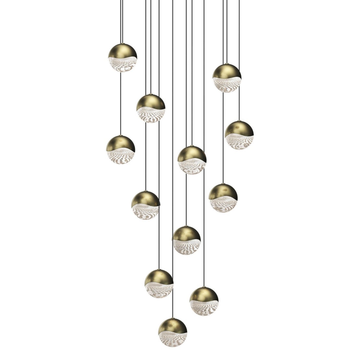 Sonneman Grapes Brass 2917.14-MED Pendant