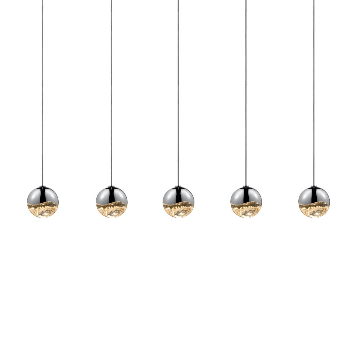 Sonneman Grapes Polished Chrome 2921.01-SML Pendant