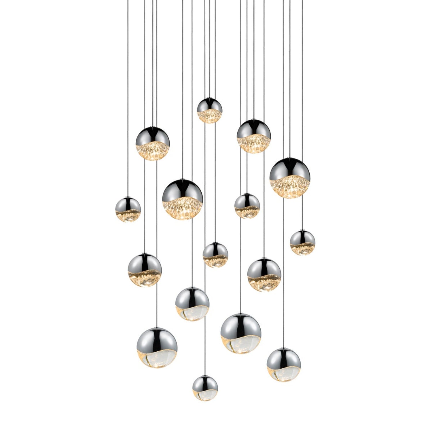 Sonneman Grapes Polished Chrome 2923.01-AST Pendant