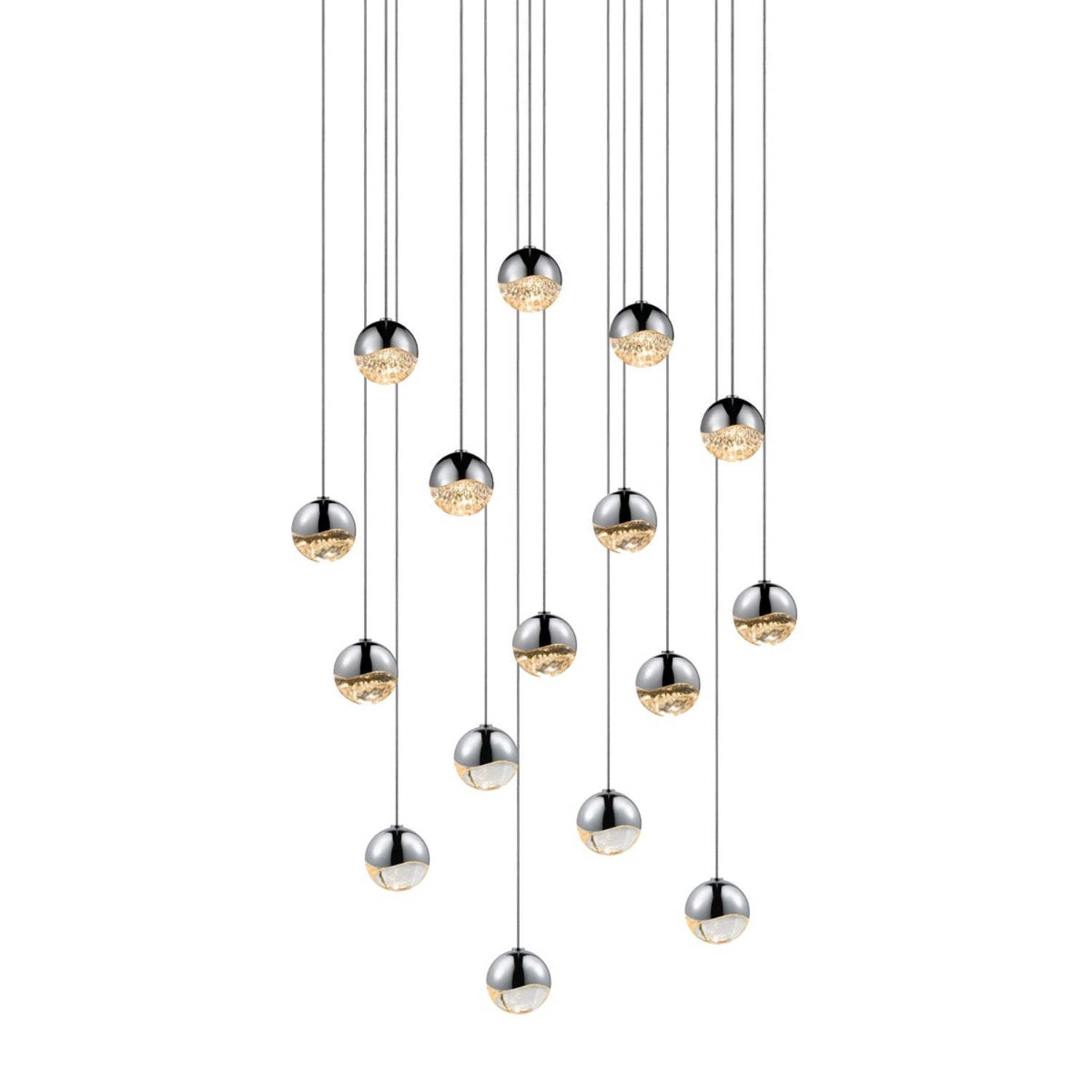 Sonneman Grapes Polished Chrome 2923.01-SML Pendant