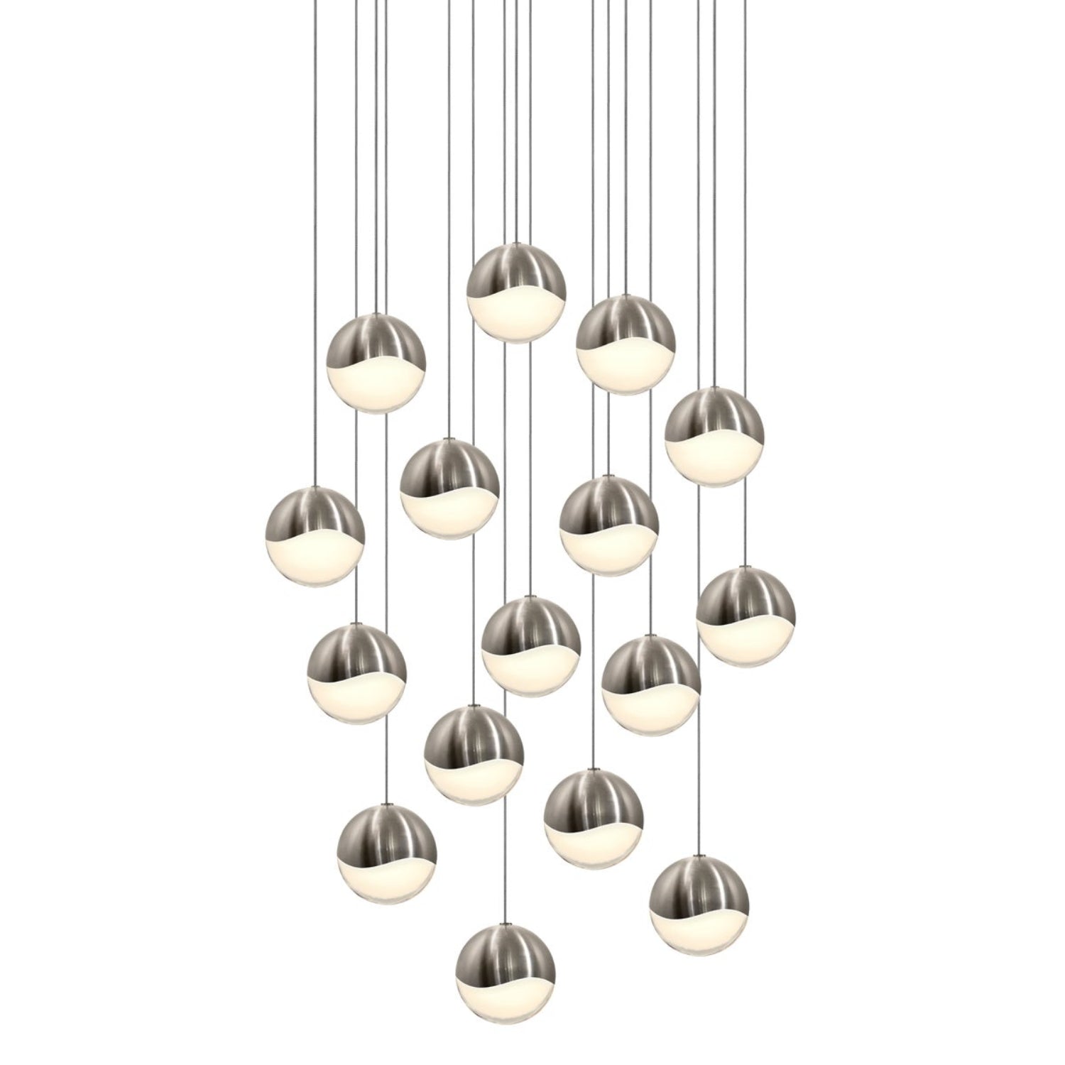 Sonneman Grapes Satin Nickel 2923.13-LRG Pendant