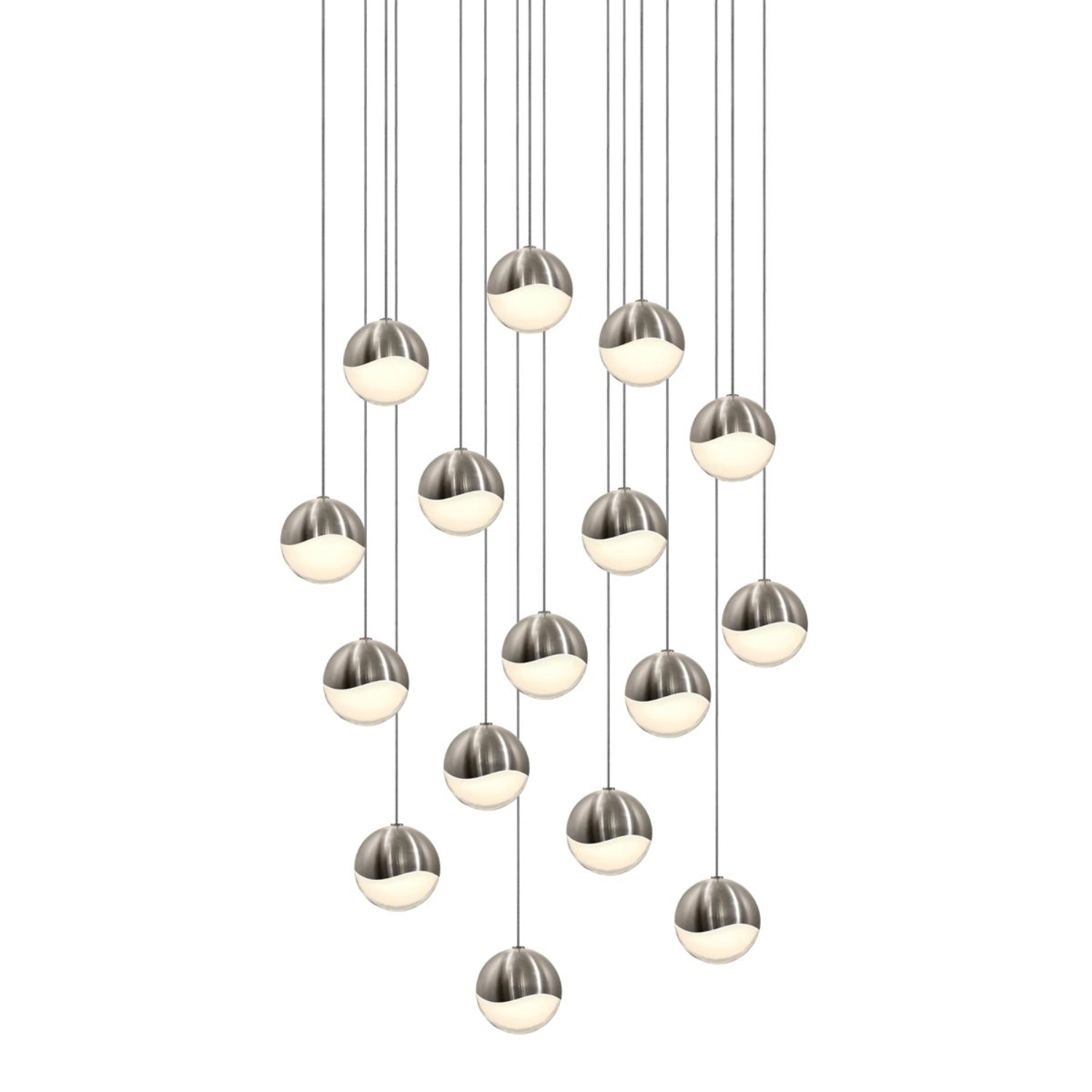 Sonneman Grapes Satin Nickel 2923.13-MED Pendant