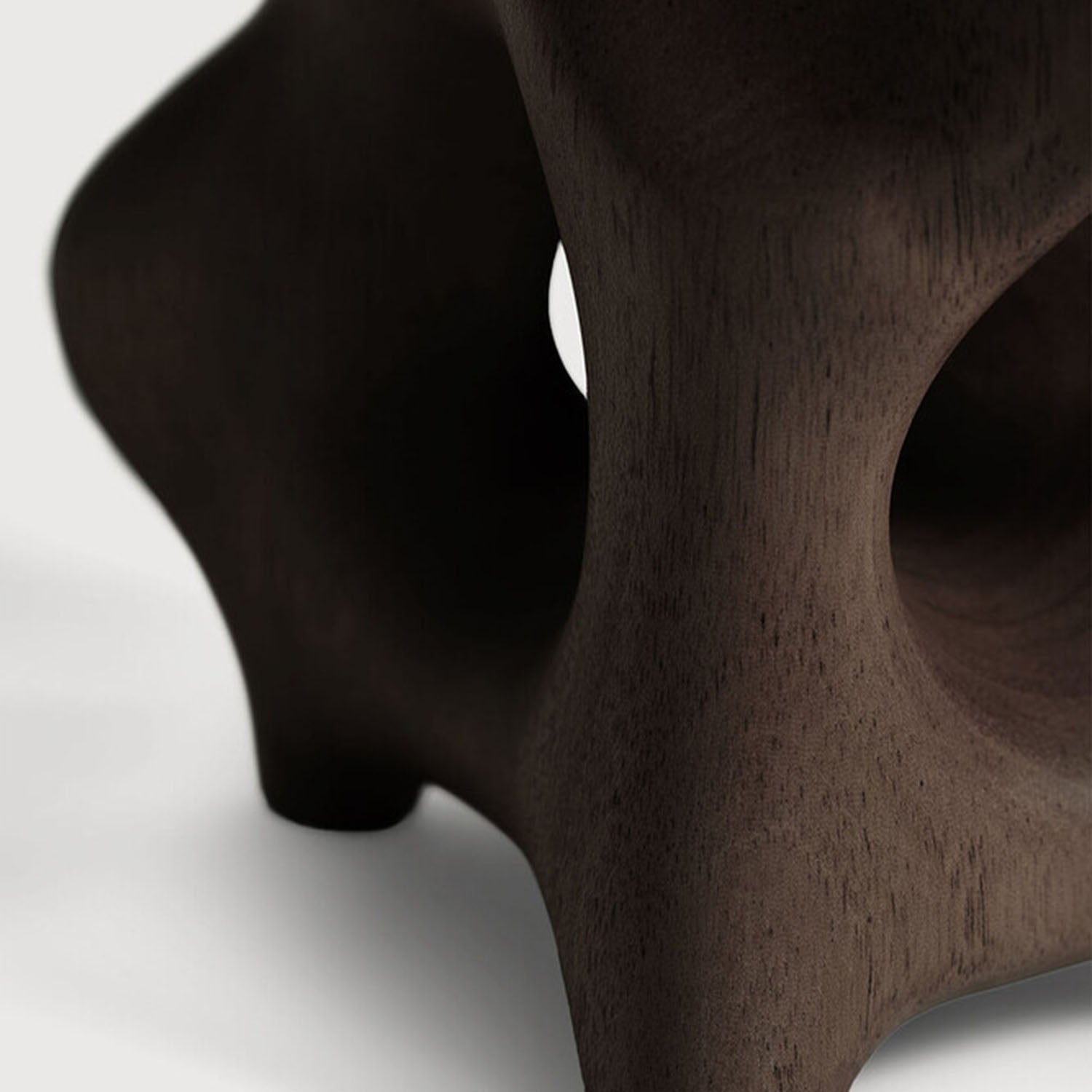 Ethnicraft Organic Mahogany Dark Brown Sculpture