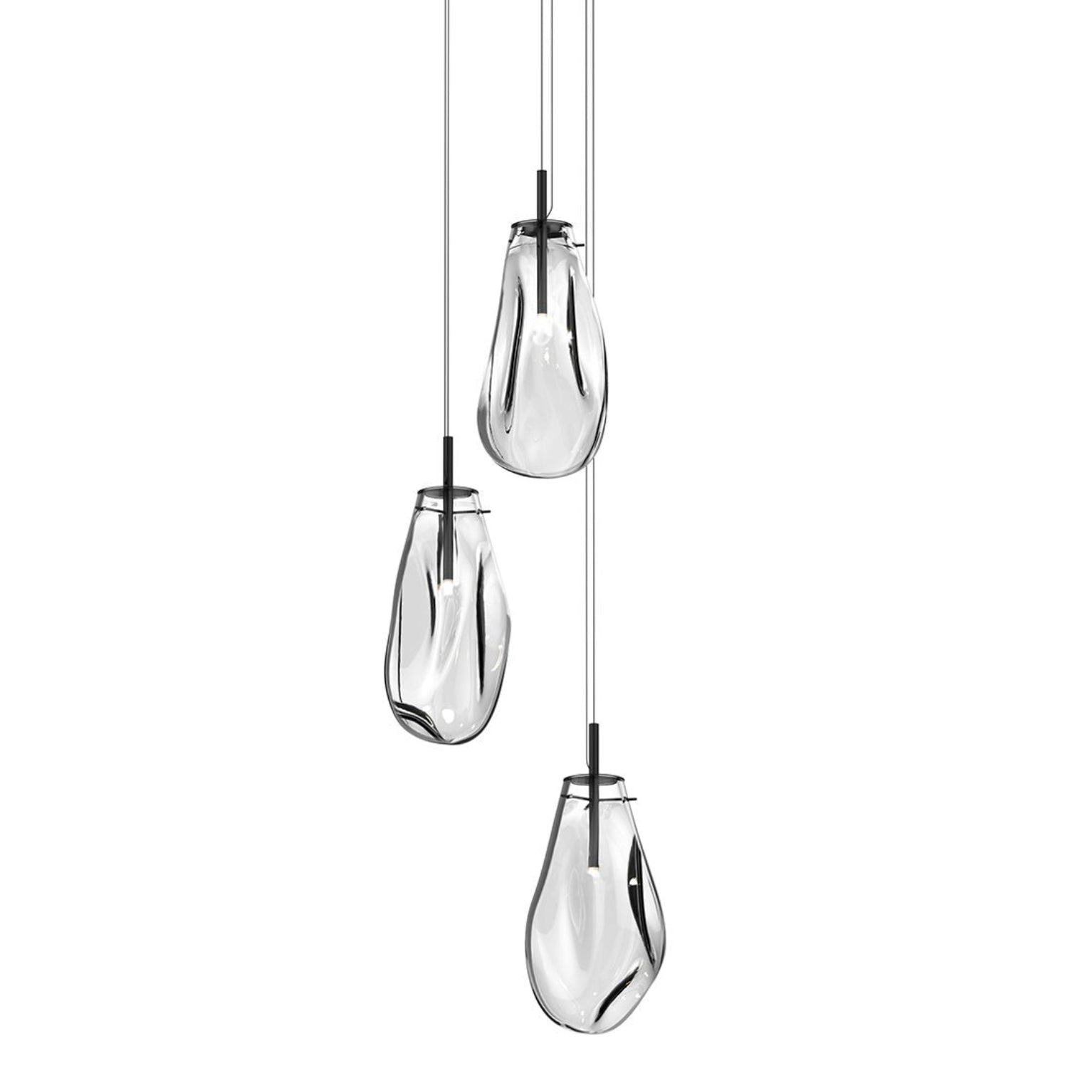 Sonneman Liquid Satin Black 2981.25C Pendant