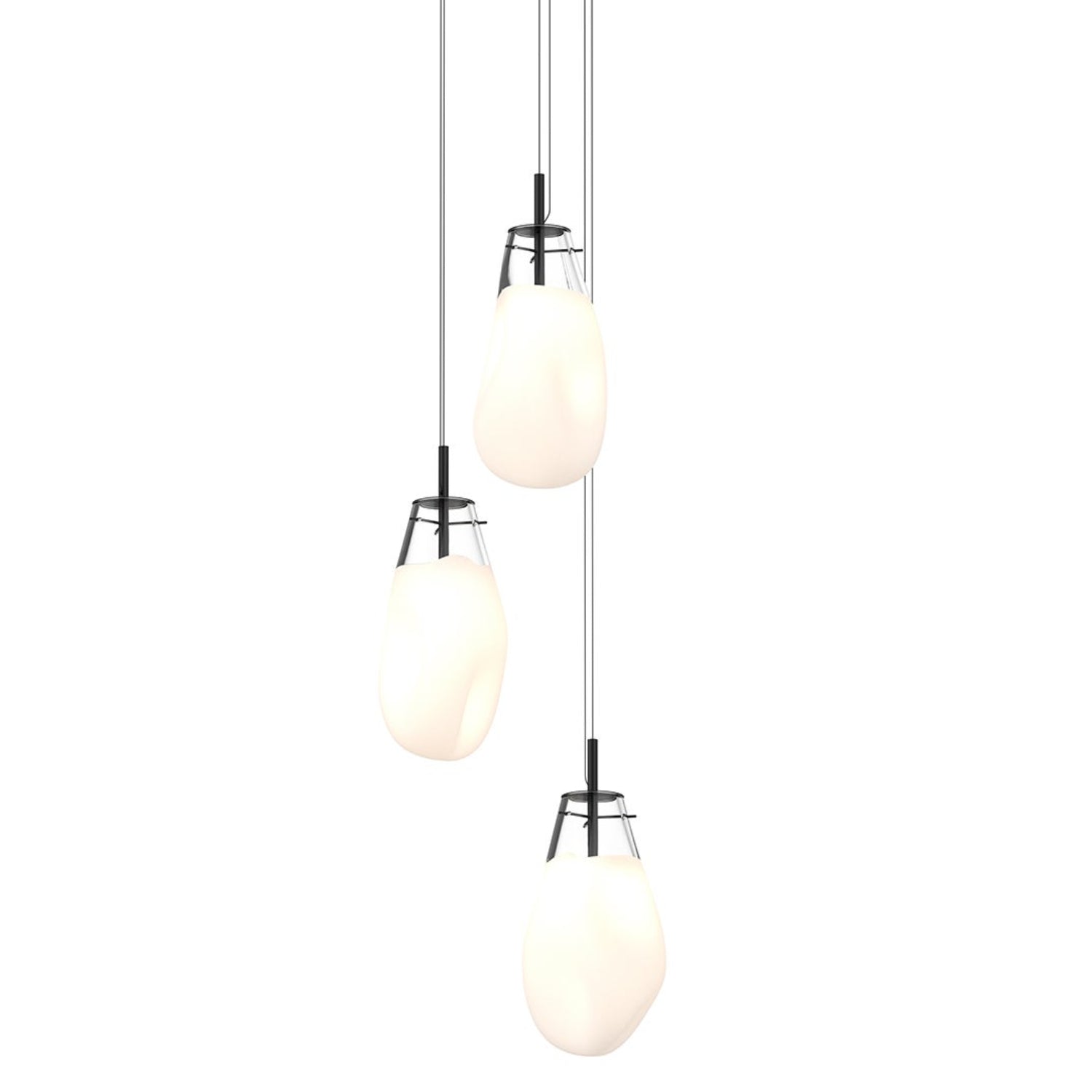 Sonneman Liquid Satin Black 2981.25W Pendant