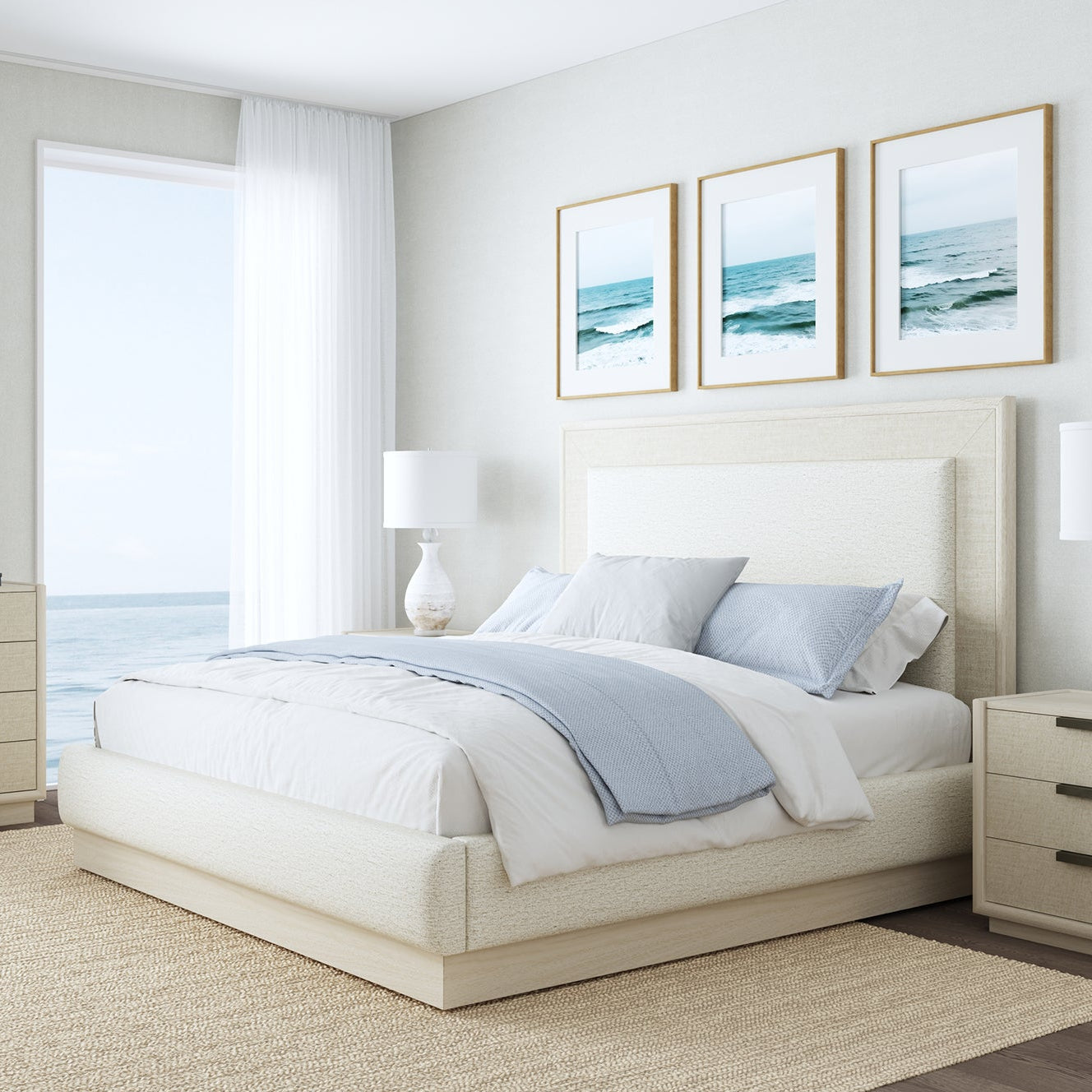 A.R.T. Furniture Cotiere Upholstered Panel Bed