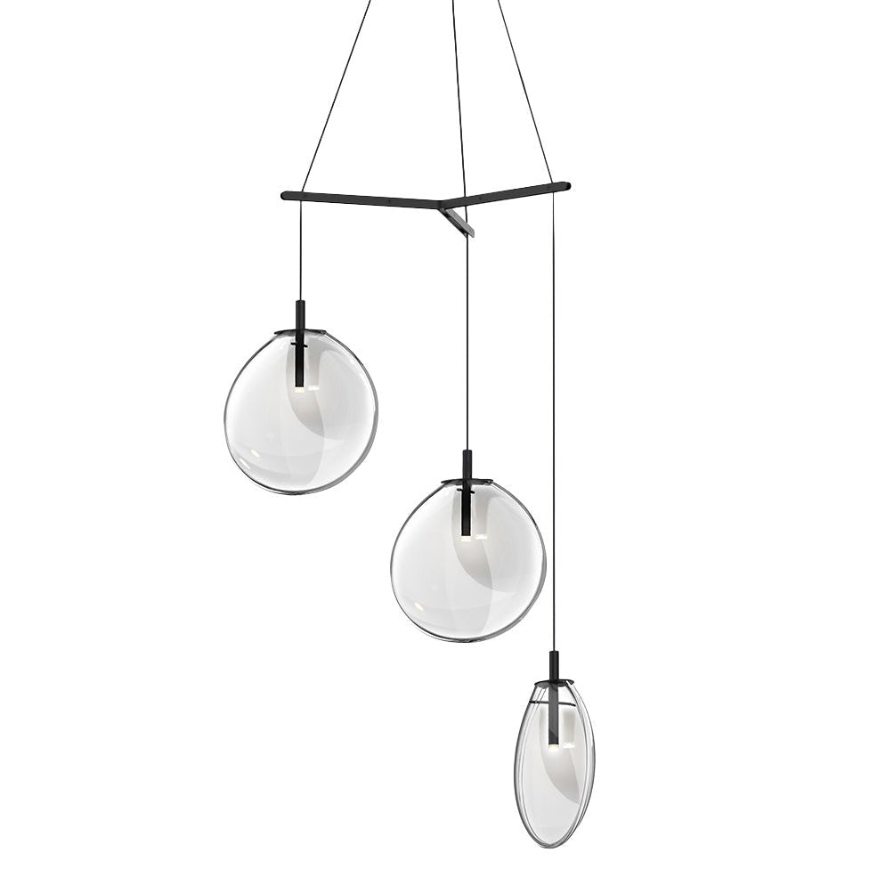 Sonneman Cantina Satin Black 2995.25C-MED Pendant