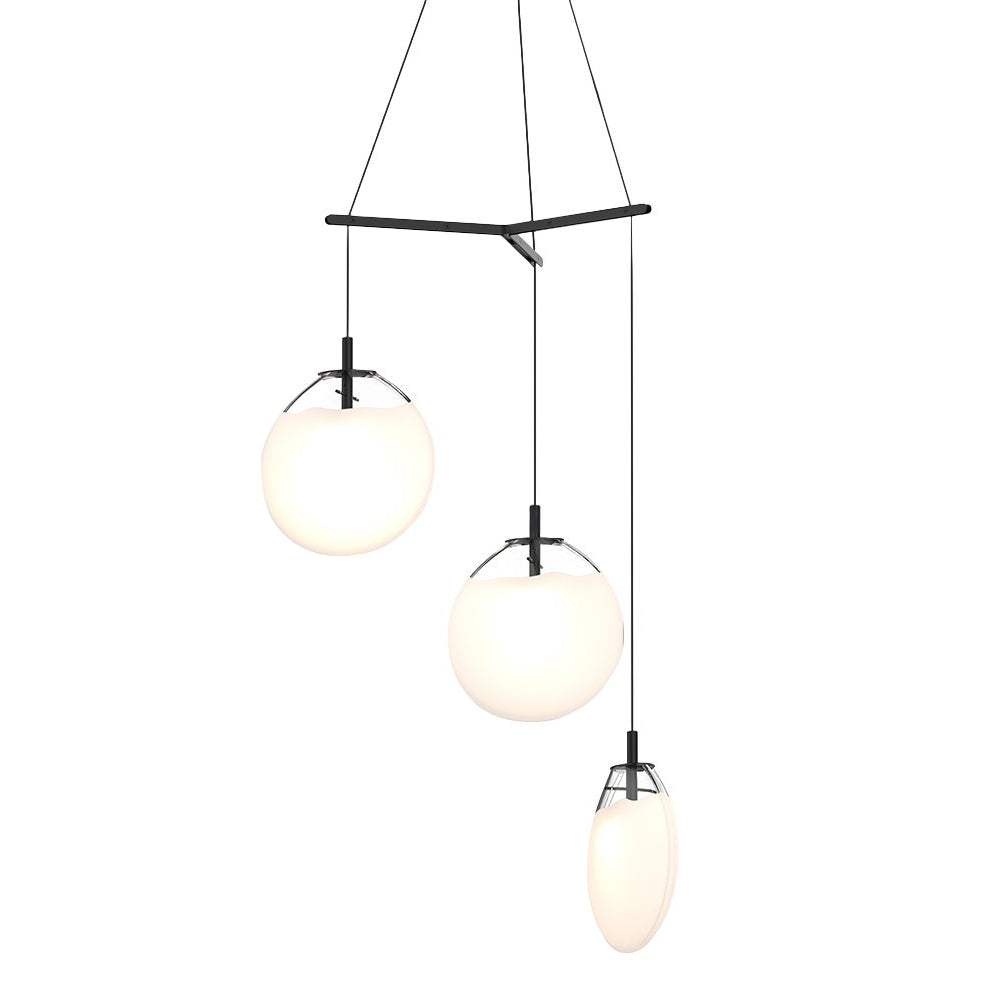 Sonneman Cantina Satin Black 2995.25W-MED Pendant