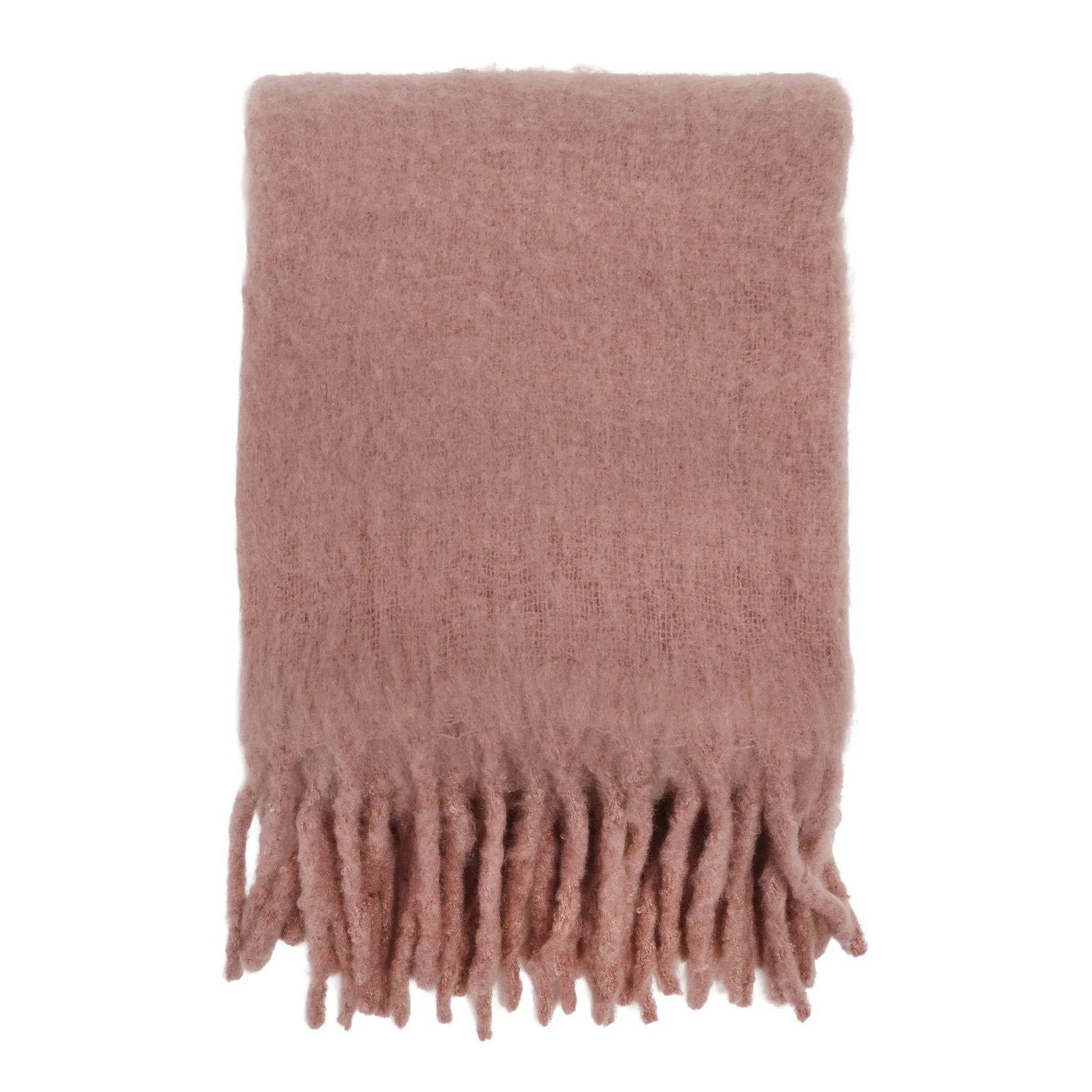 Pom Pom at Home Summit Throw Blanket tassel-trimmed faux mohair throw blanket