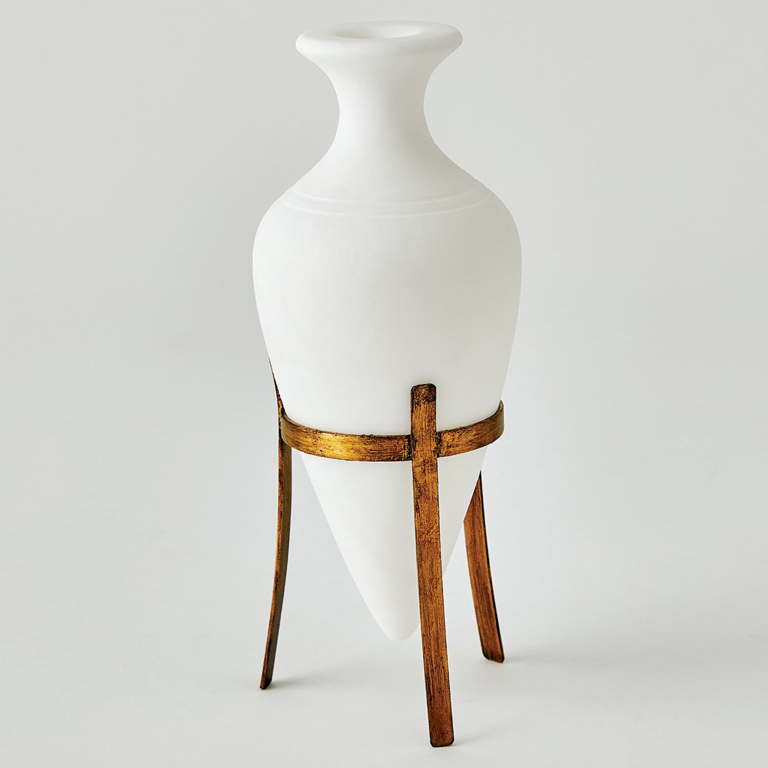 Global Views Amphora Alabaster Vase