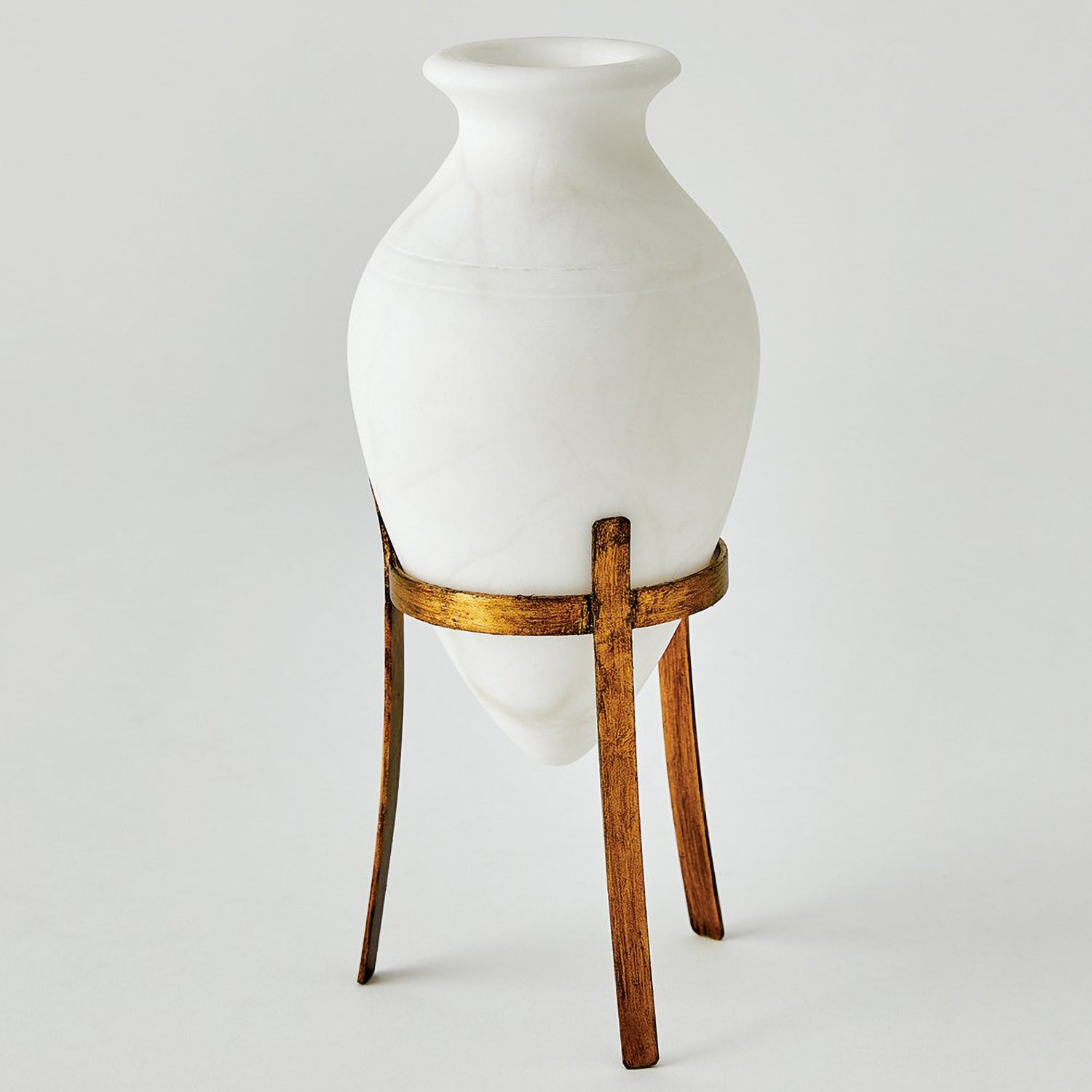 Global Views Amphora Alabaster Vase