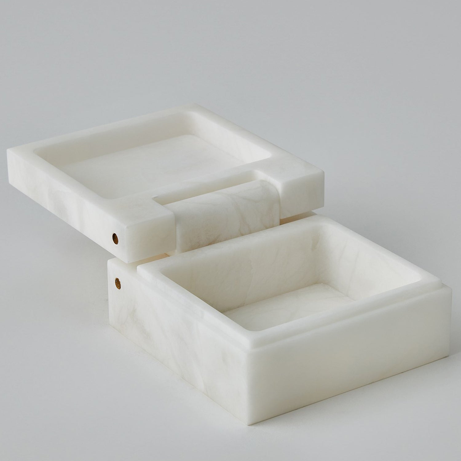 Global Views Hinged Alabaster Box