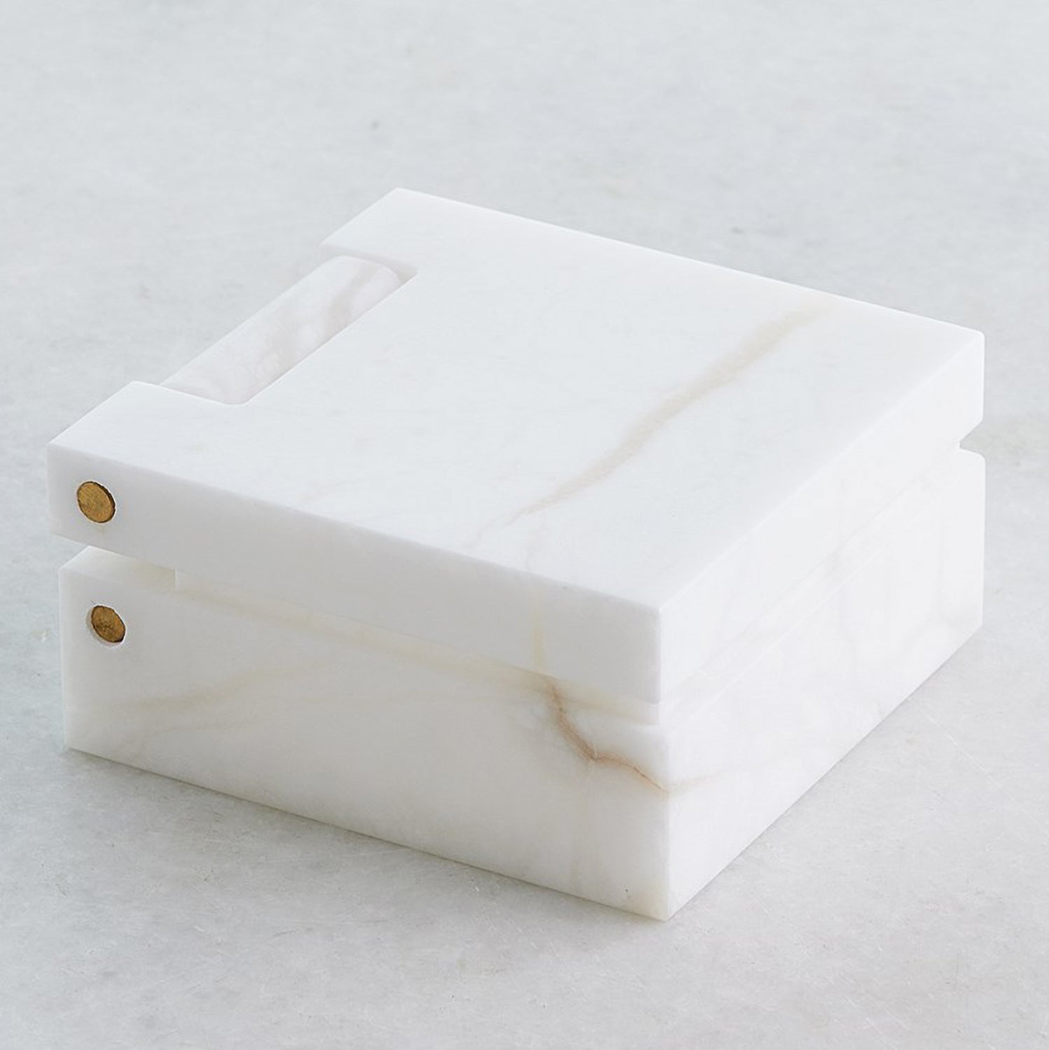 Global Views Hinged Alabaster Box