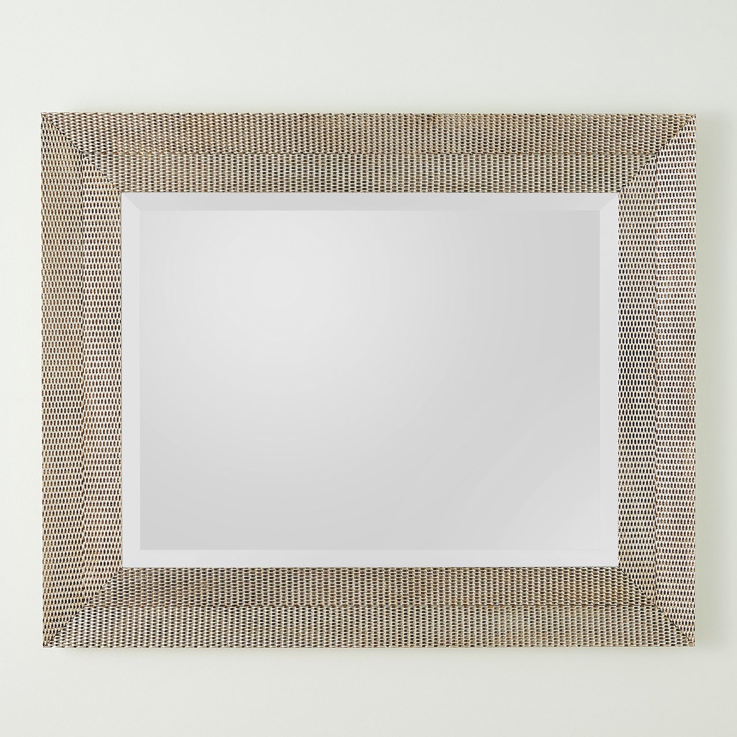 Global Views Delicate Basketweave Mirror