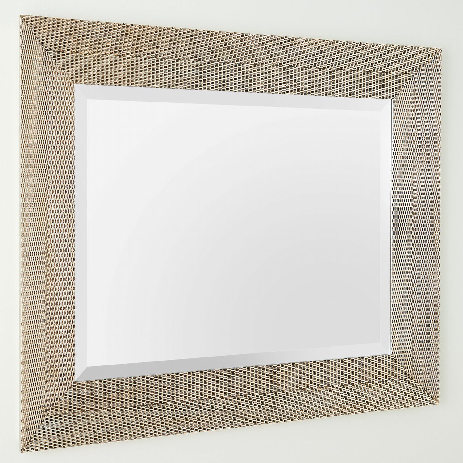 Global Views Delicate Basketweave Mirror