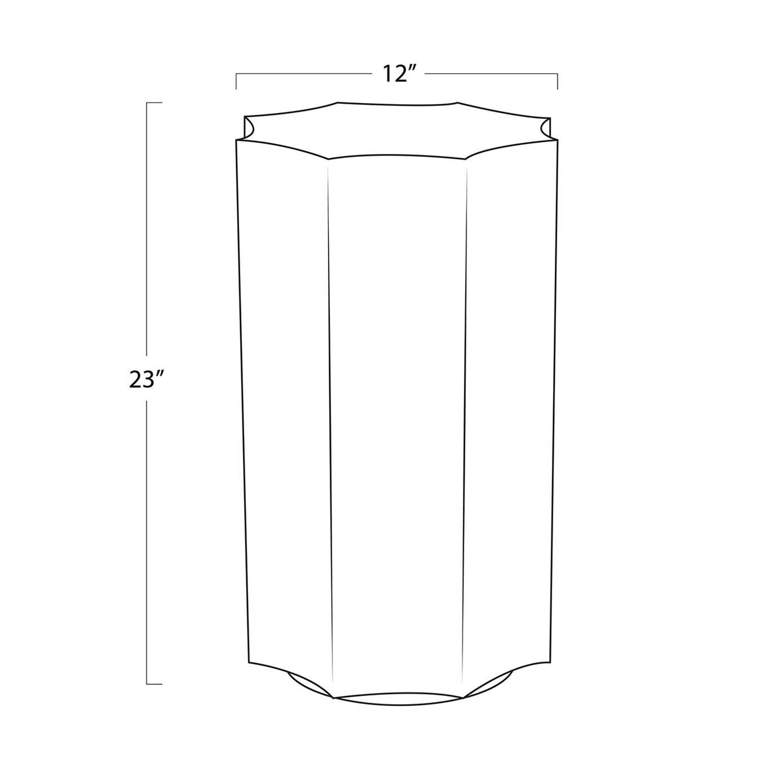 Regina Andrew Marilyn Shagreen Side Table