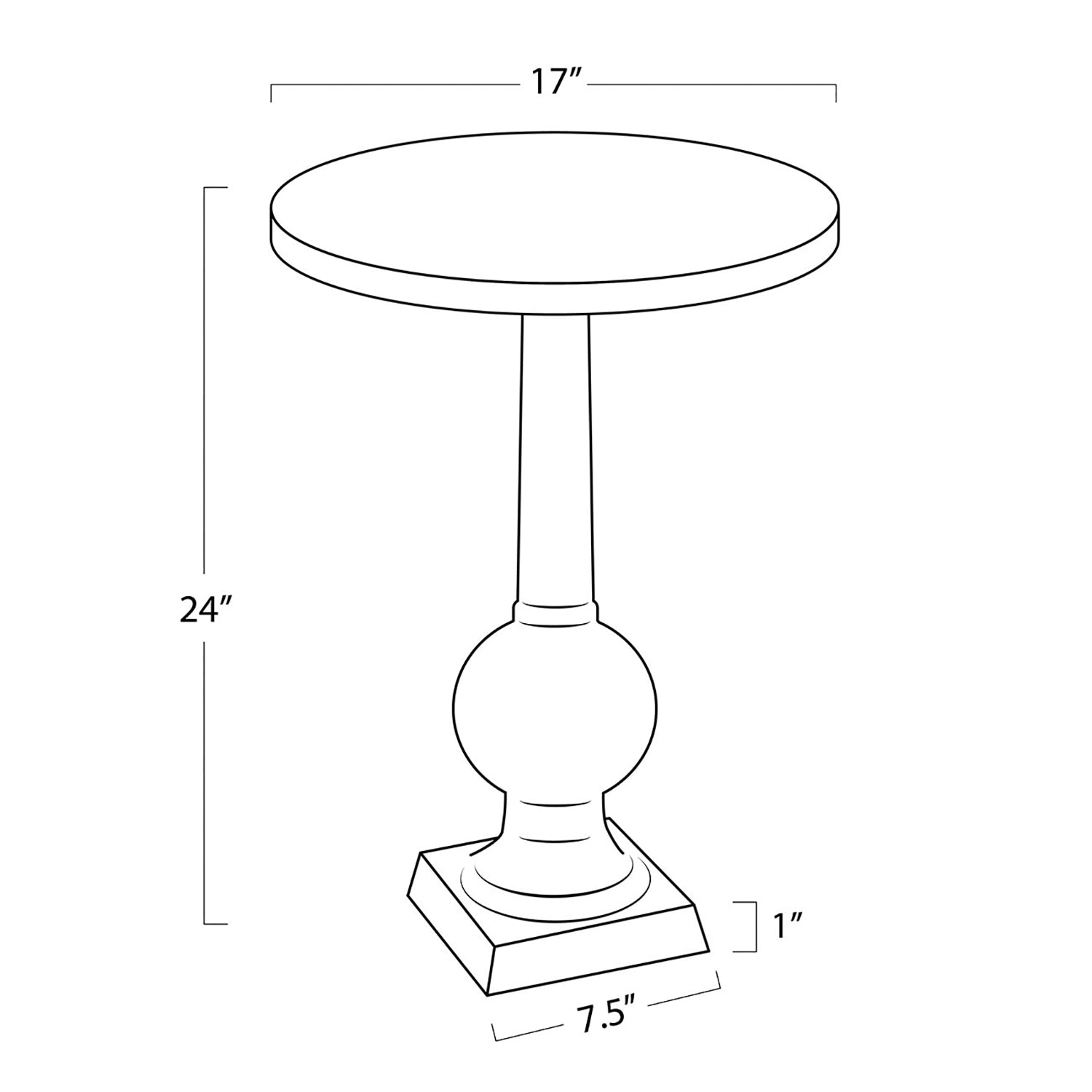 Regina Andrew Stowe Accent Table