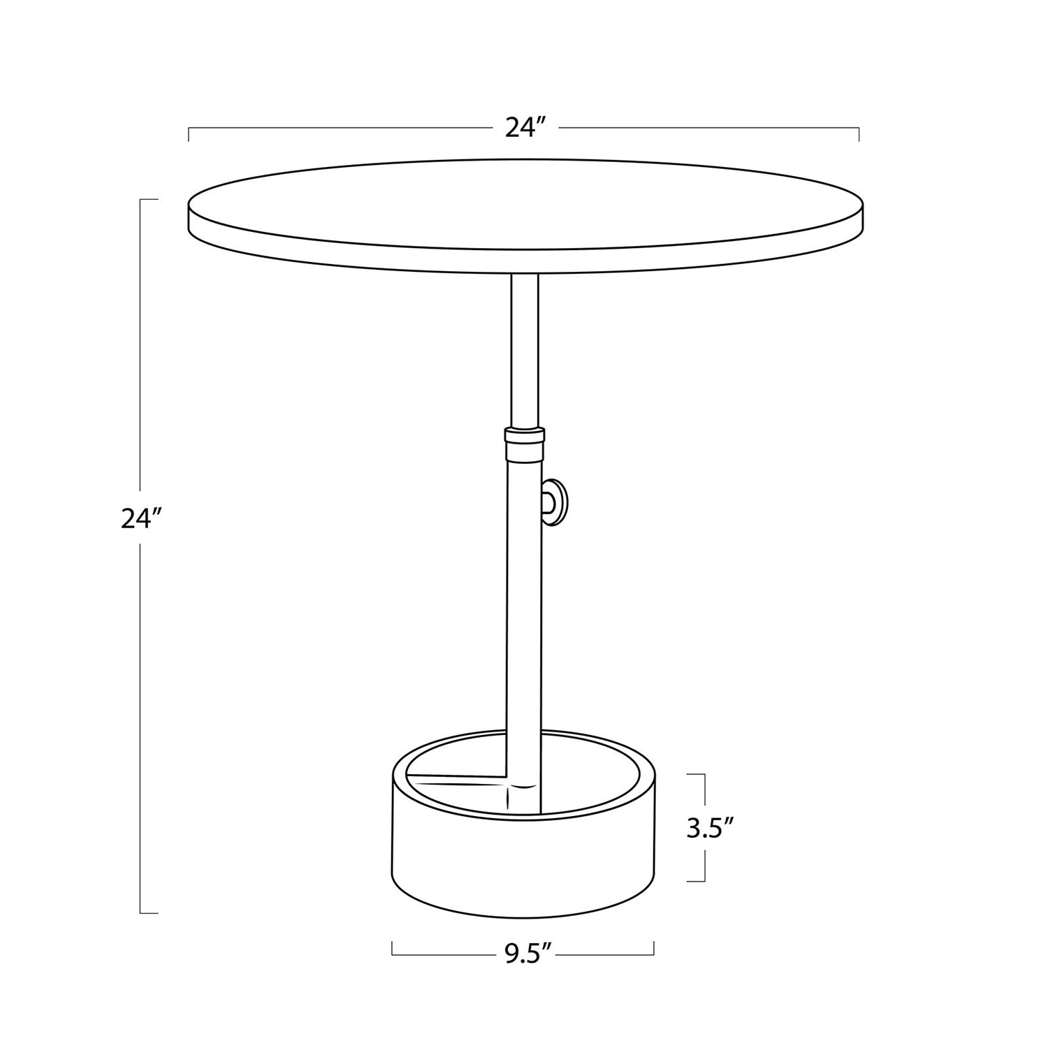Regina Andrew Myles Large Accent Table
